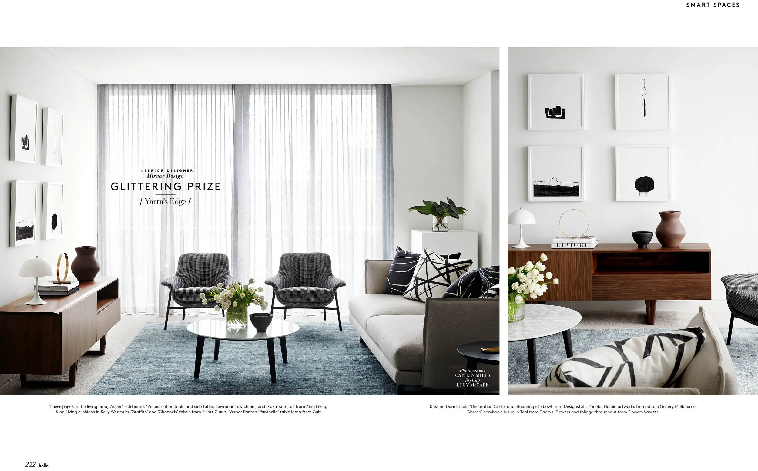 Belle Magazine + King Living