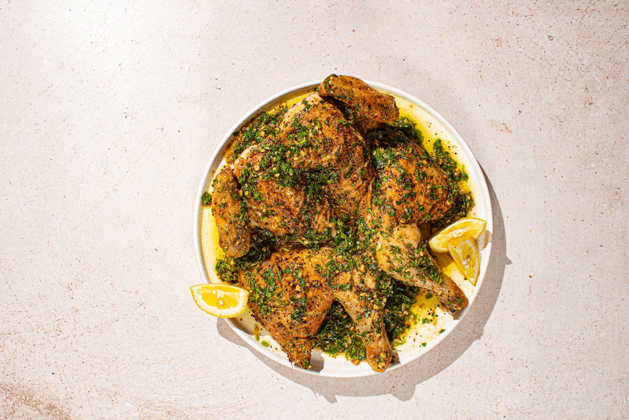 Roast Chicken Basted in Olive Oil and Garam Masala No.2