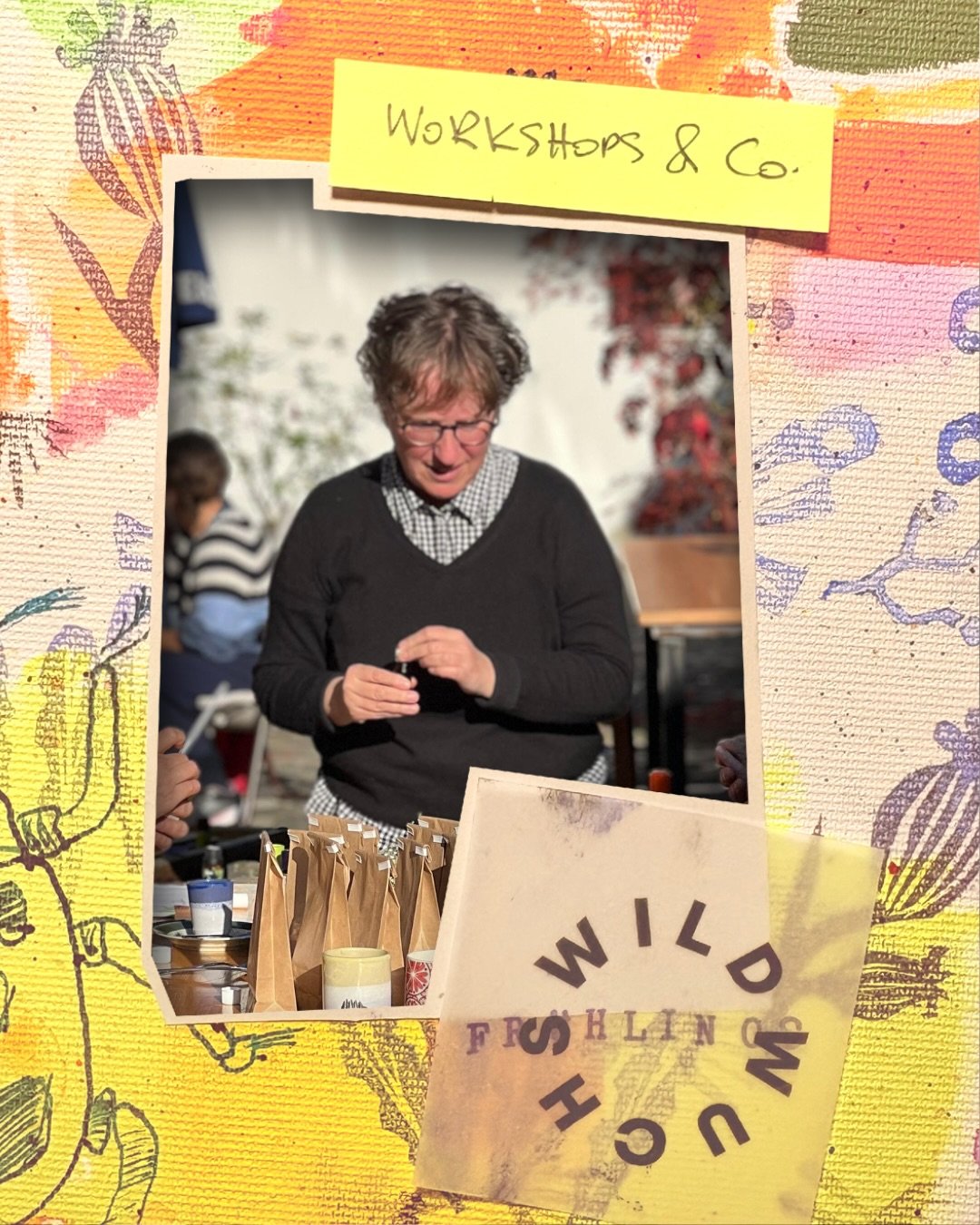 Workshops &amp; Co. beim Fr&uuml;hlingswildwuchs 

Am 25. &amp; 26. April wird es im Bucher&rsquo;s G&auml;rtli wieder bunt, lebendig und kreativ.
Neben Kaffee, Kuchen, Fr&uuml;hlingsfocaccia, Arancini, W&uuml;rsten zum Selbergrillieren und vielen sc