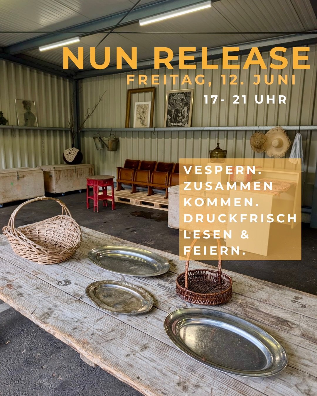 P&uuml;nktlich zu den ersten richtig warmen Sommertagen holen wir euch das Urlaubsgef&uuml;hl direkt ins Bucher&rsquo;s G&auml;rtli!
Das wunderbare @nunmagazin feiert bei uns den Release der 15. Ausgabe voller Geschichten rund ums Thema Zeit und die 