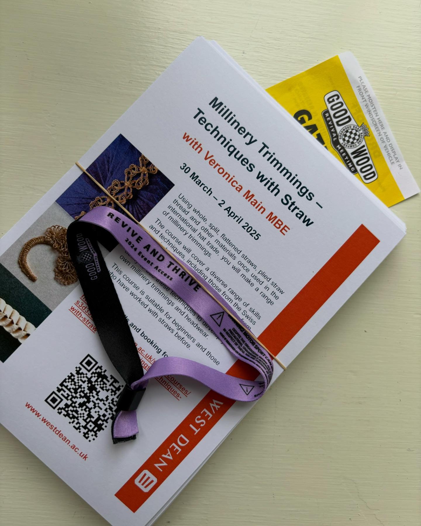 Thrilled to be back at West Dean College ready to demonstrate at Goodwood Revival Weekend @goodwoodrevival in the amazing Revive and Thrive marquee @reviveandthriveuk. 

If you can do come and see me at 10:30 Saturday morning. I will be demonstrating