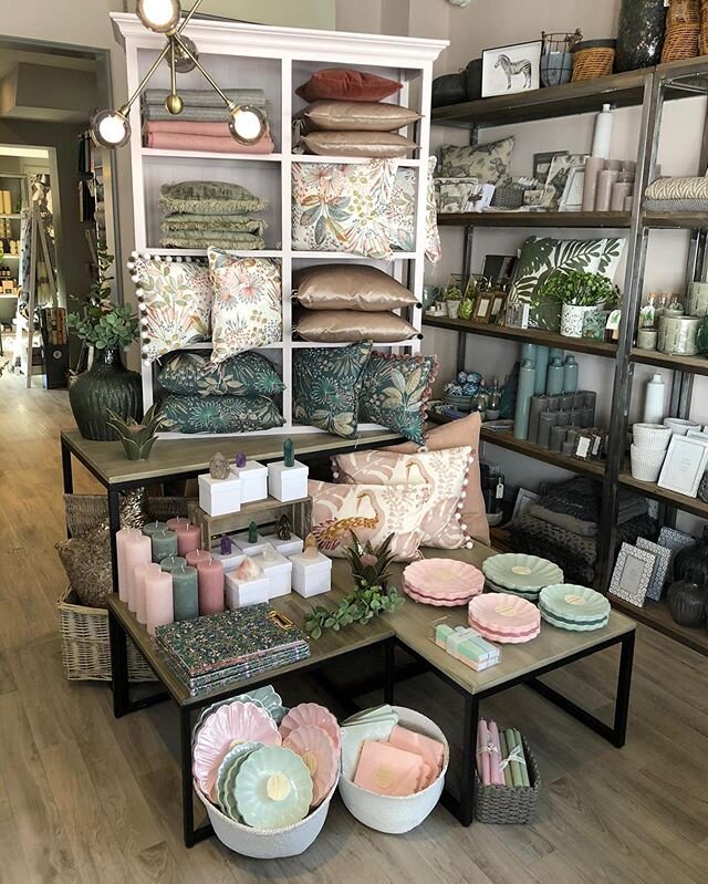New display on the middle table - 10% off all cushions in store! Thank you for another fantastic week 💕