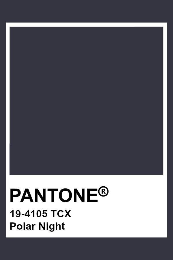 #Pantone #PolarNight #19-4105TCX explores the mysteries of new horizons.