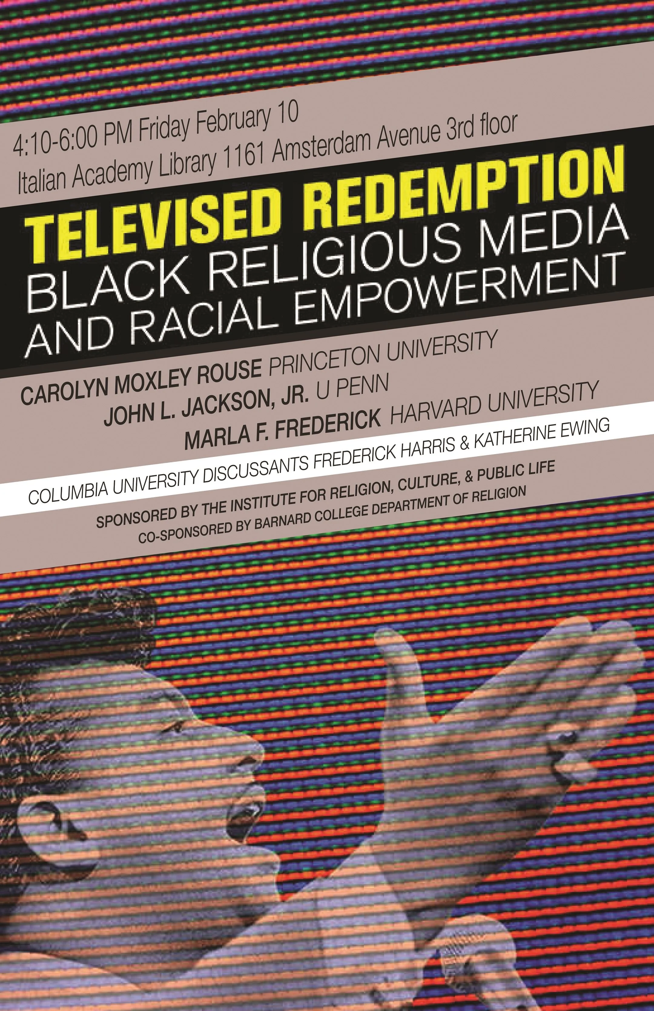 Book Talk - Televised Redemption: Black Religious Media and Racial Empowerment