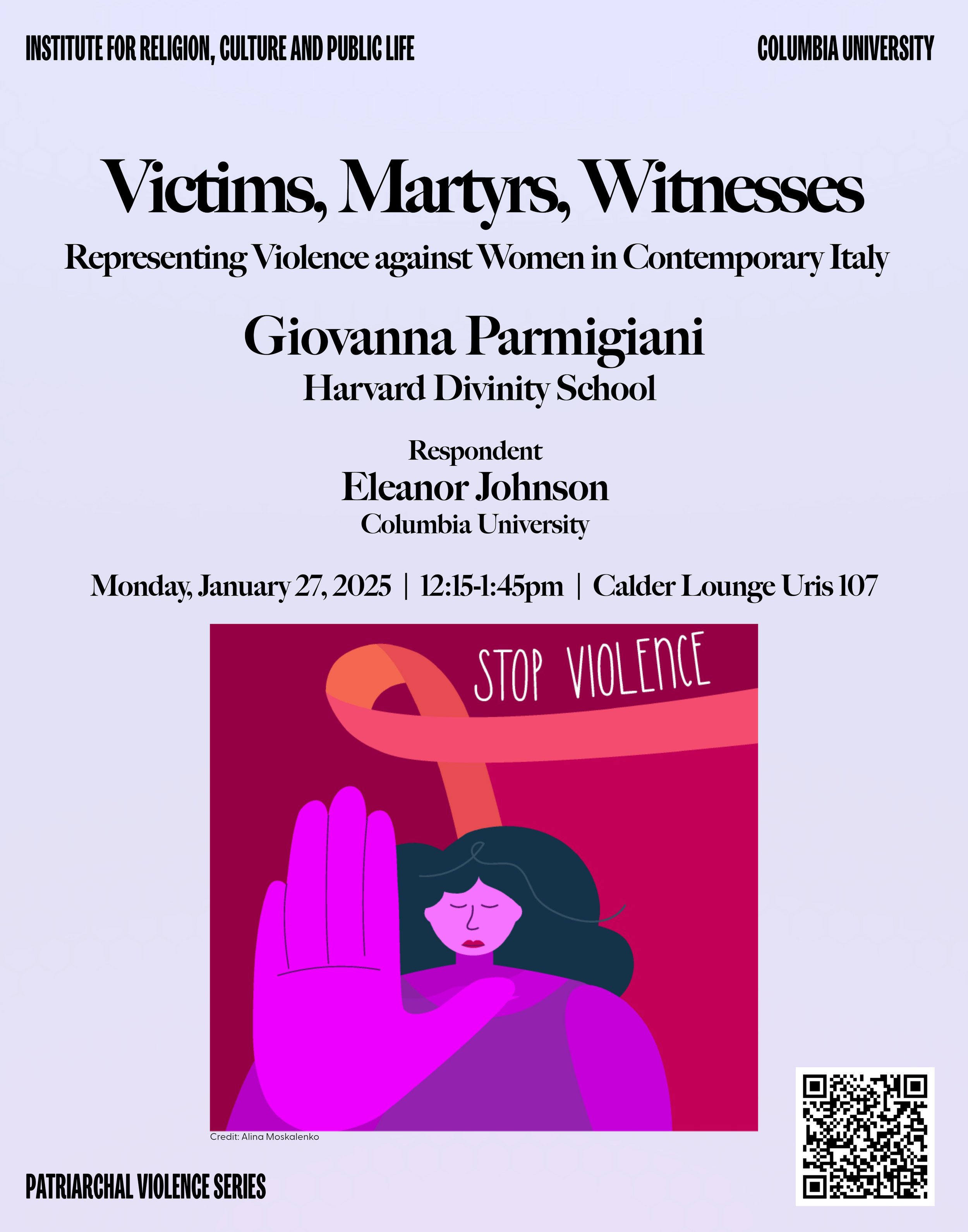 Victims, Martyrs, Witnesses: Representing Violence against Women in Contemporary Italy