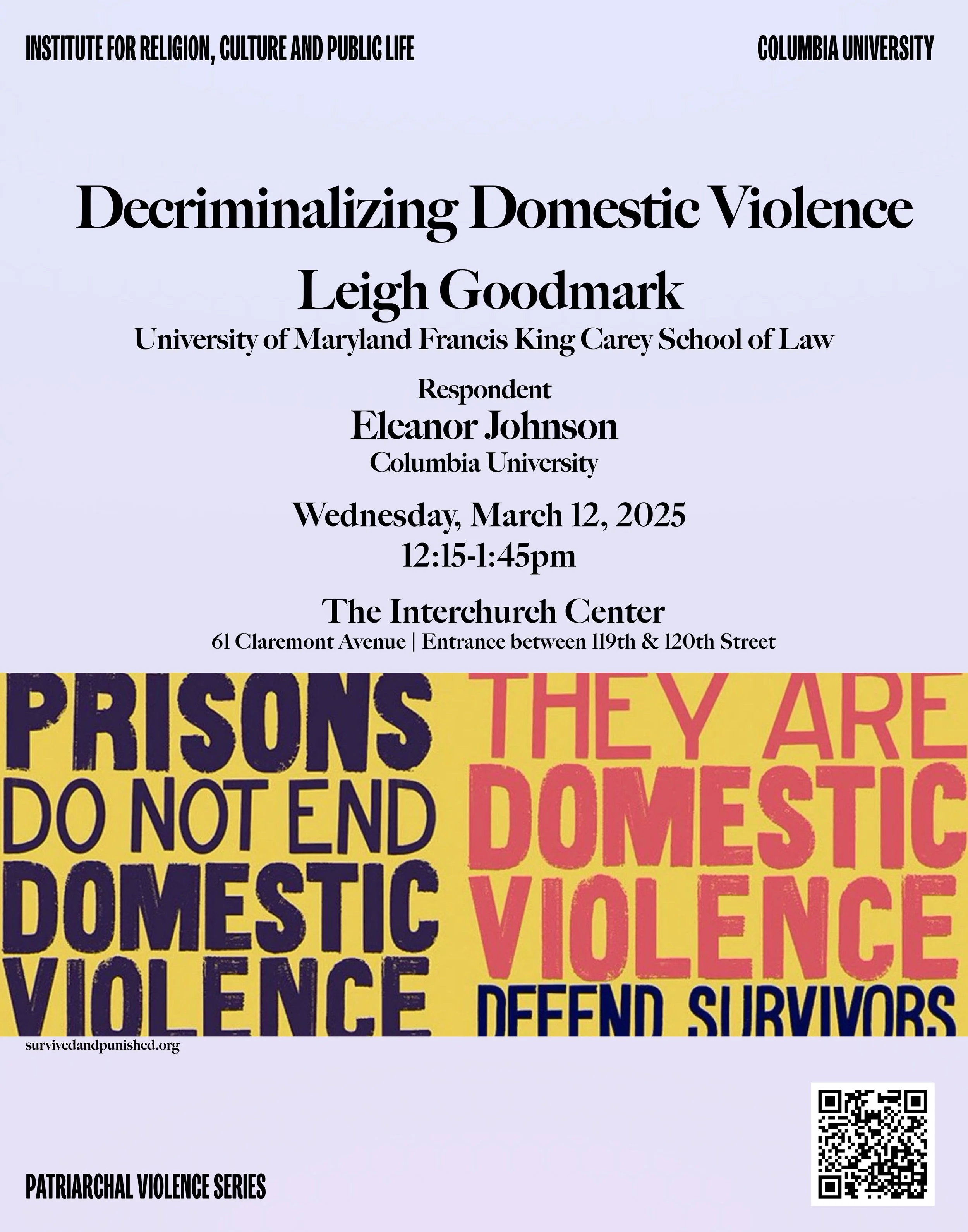 Decriminalizing Domestic Violence 