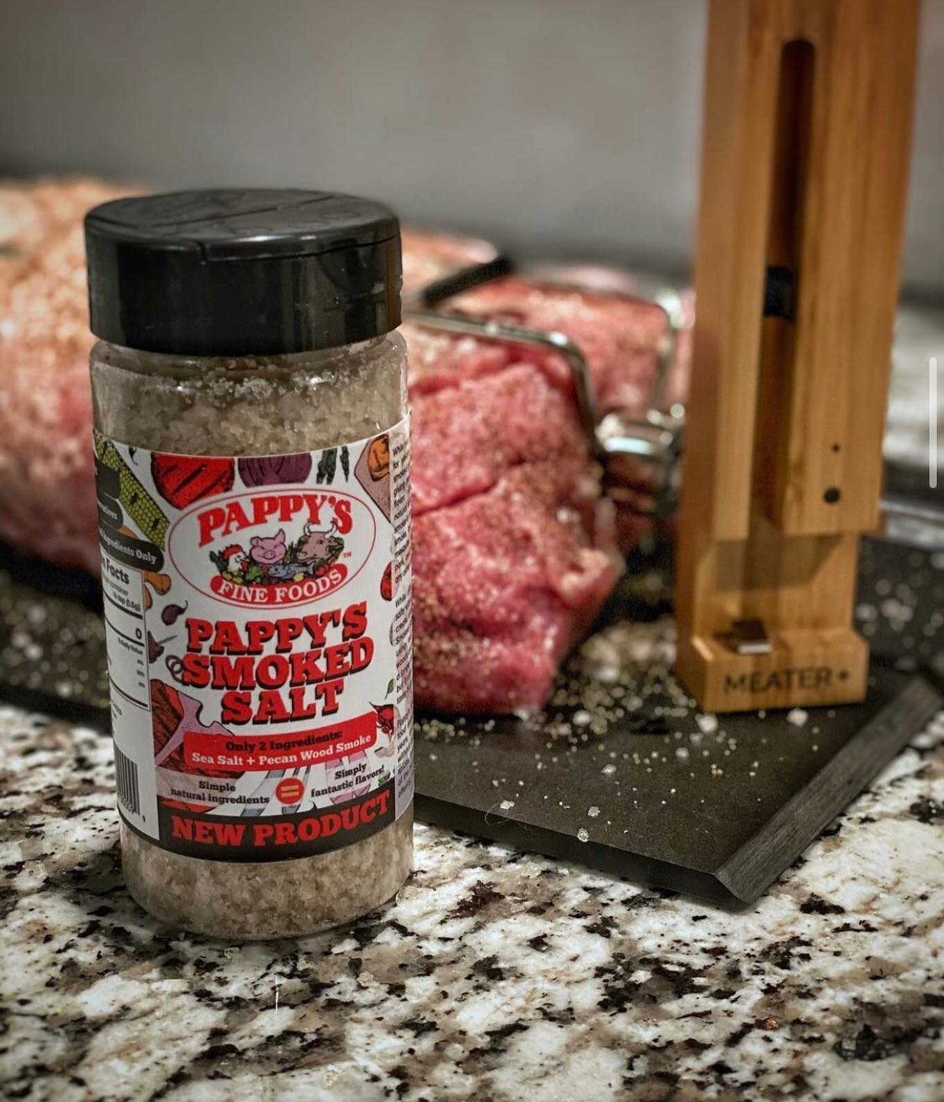 New product alert! We are excited to announce we&rsquo;ve partnered with @truesaltco for Pappy&rsquo;s smoked salt. You can find this product on Amazon 🤍