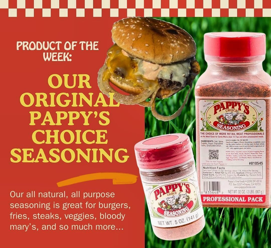 Taking it back to the product that started it all. Our original Pappy&rsquo;s choice seasoning is the perfect all purpose seasoning. Our signature recipe pairs well with anything you would season! 

#pappys #seasoning #marinades #bbq #bbqsauce #marin