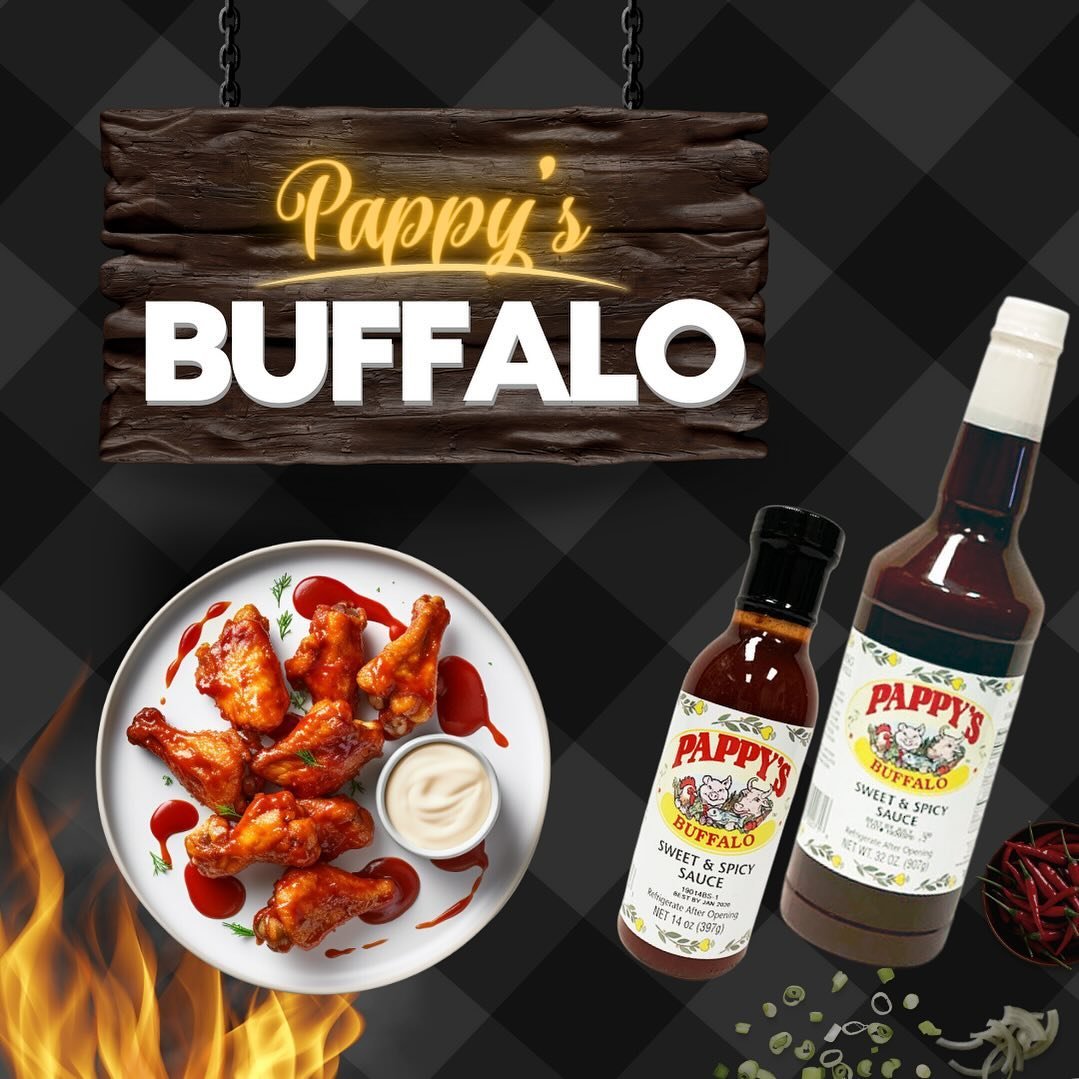 Have you tried our pappy&rsquo;s buffalo sauce yet?! Not a traditional buffalo, our buffalo is spicy with a hint of sweet that will keep you coming back for more. Tell us what you think 🥵😊

#buffalosauce #bbq #wings #chickenwings #fresno #californi