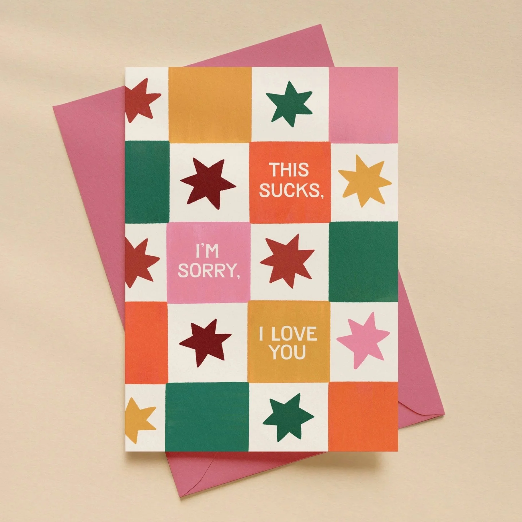This Sucks, I'm Sorry, I Love You  ~ GRIEF, BEREAVEMENT & LOSS GREETING CARD