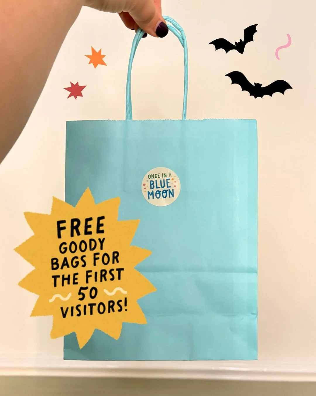 MOSELEY, WE ARE BACK TOMORROW!!!!! I can&rsquo;t believe it, but I cannot wait! We have an absolutely incredible line-up of traders for you to visit and shop small from. 👻🎃✨🌟🕺🛍️

Join us at BLUE MOON, a free-to-enter Makers Markets with traders 