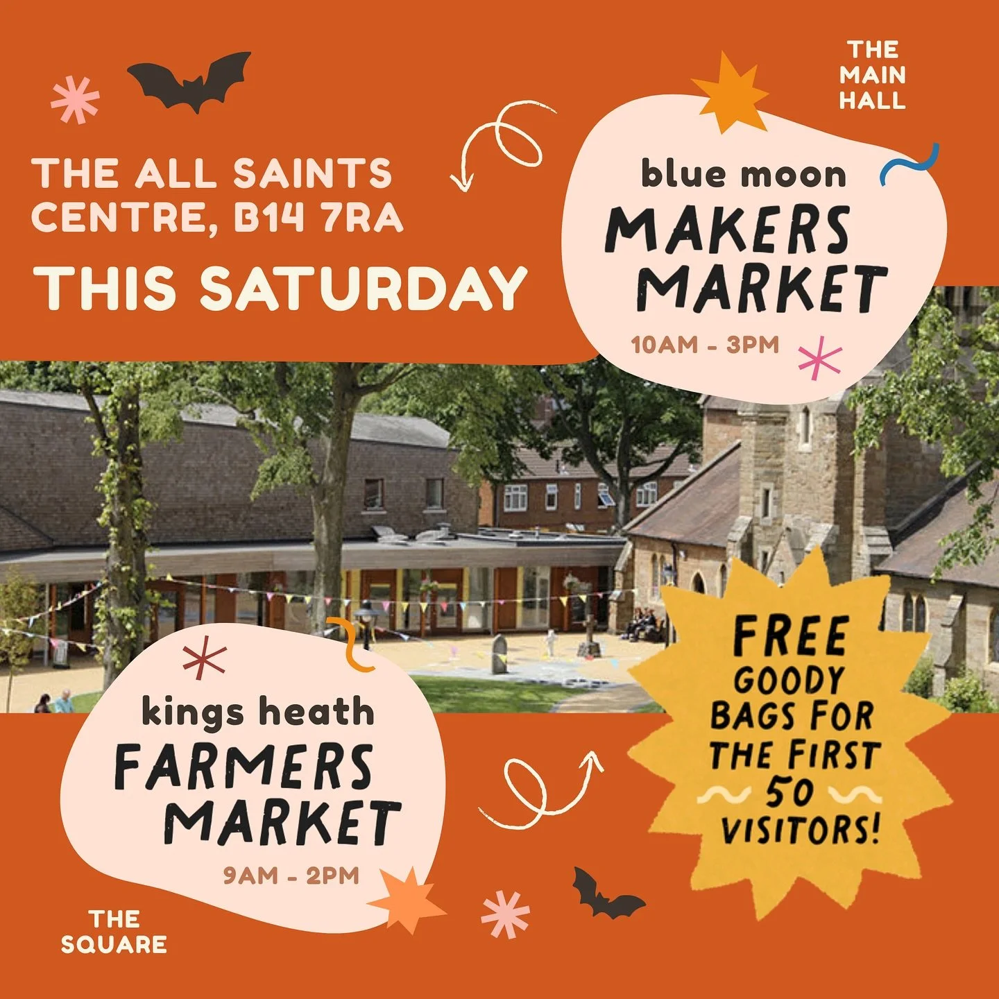 Fancy a double-market day THIS SATURDAY? Well, I&rsquo;m happy to say we&rsquo;re BACK with thirty-two new makers in the wonderful Kings Heath in less than ONE WEEK. And to make things even better&hellip; we&rsquo;re joined by the fantastic @kingshea