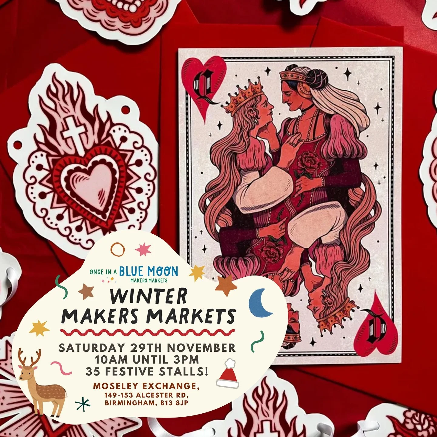 ALL I WANT FOR CHRISTMAS IS YOU TO SHOP SMALL !!! .˚⊹.🤍₊˚𖦹⋆ and here&rsquo;s your chance; on THE 29TH NOVEMBER &amp; 6TH DECEMBER #BLUEMOON IS BACK FOR OUR FIRST 2️⃣ WINTER MAKERS MARKETS! 🧦❄️🌨☃️ ｡𖦹&deg;‧

we&rsquo;re so lucky to have the below 