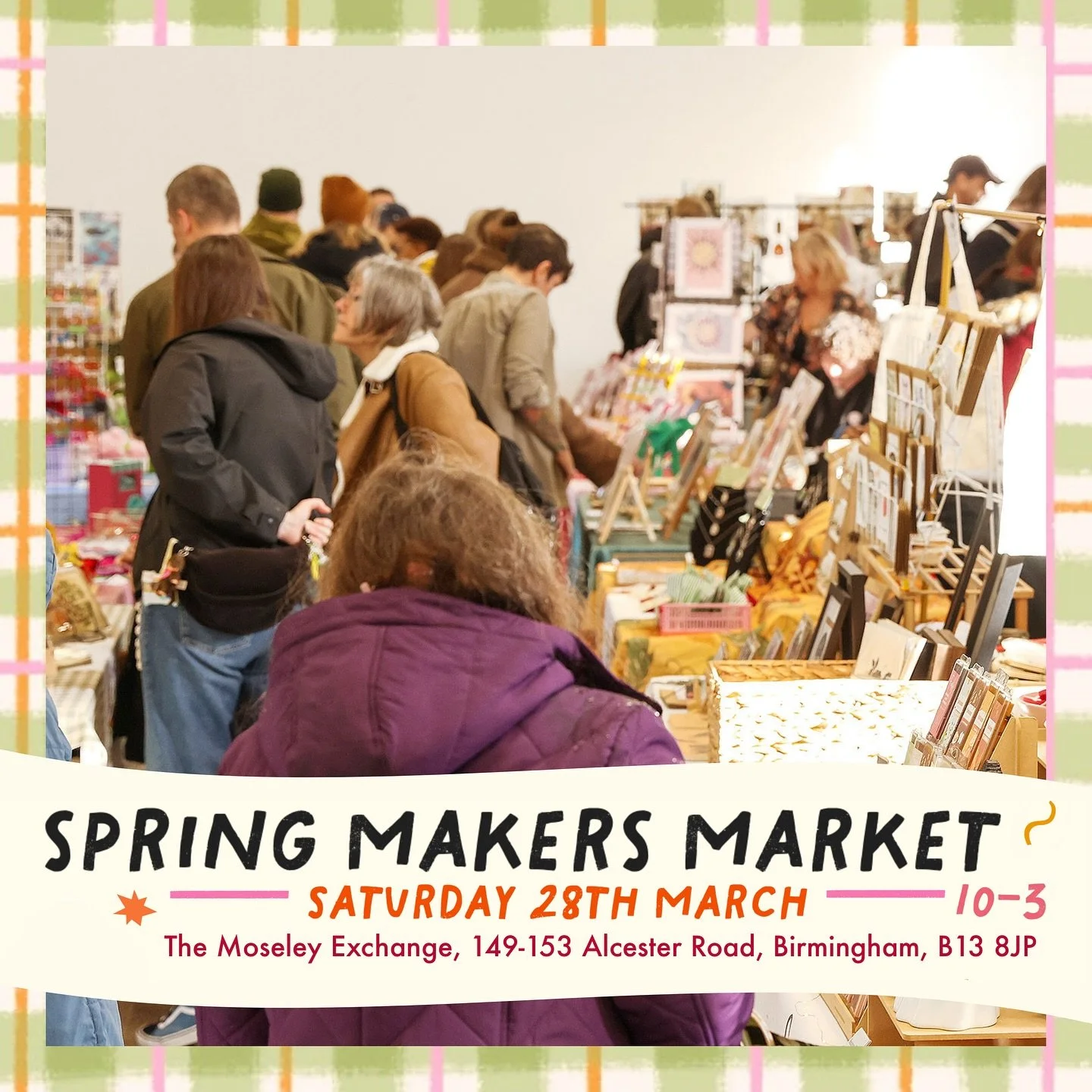 It&rsquo;s almost time for our first market of the year! We&rsquo;re back on Saturday 28th March at our OG venue ~ The Moseley Exchange, B13 8JP. Our market is free-to-enter, dog-friendly, fully accessible and you&rsquo;ll be able to meet &amp; shop-