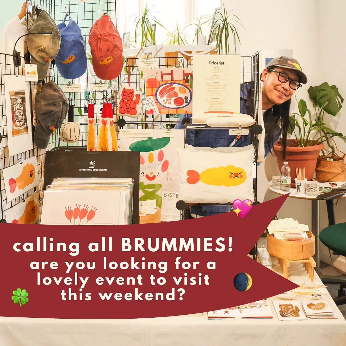 We&rsquo;ve got the best way to spend this weekend in Birmingham! Swipe to find out, and if you get to the very end ~ you&rsquo;ll be thanked via greyhound&hellip; 🐾🌷🍀💖🪩❤️✏️🌸

#bluemoonmarkets #bluemoon #moseley #birmingham #easterweekend #birm