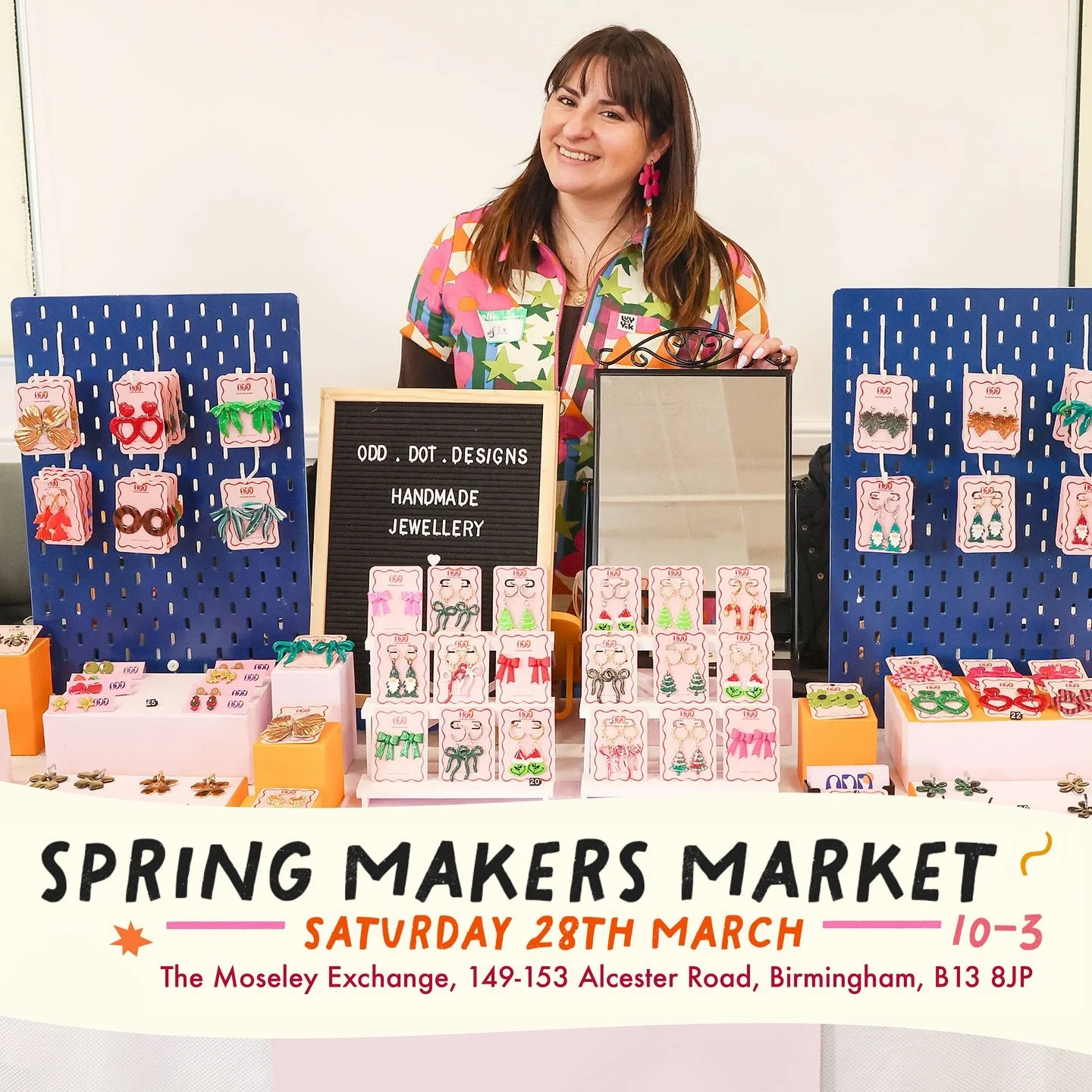 TOMORROW 🌷💕🌈🏃 Visit a free-to-enter, dog-friendly &amp; fully accessible Arts Fair in the heart of Moseley at The Moseley Exchange (next to The Post Office!). Same day as Moseley Farmers &amp; Arts Market. ✨🌟

We&rsquo;ve got over thirty-five st