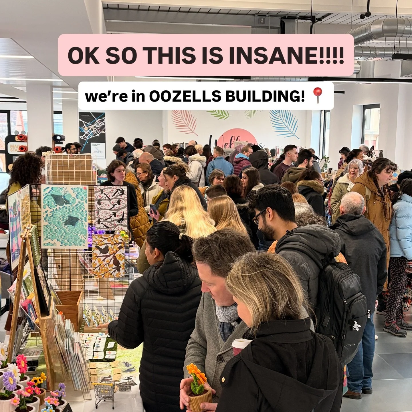 Brindleyplace, you&rsquo;re blowing us away! Which is must better than being blown away by the wind&hellip; we&rsquo;re inside the Oozells Building, just next @piccolino_birmingham! Here till 4pm ~ see you soon&hellip; 💖☀️🌷