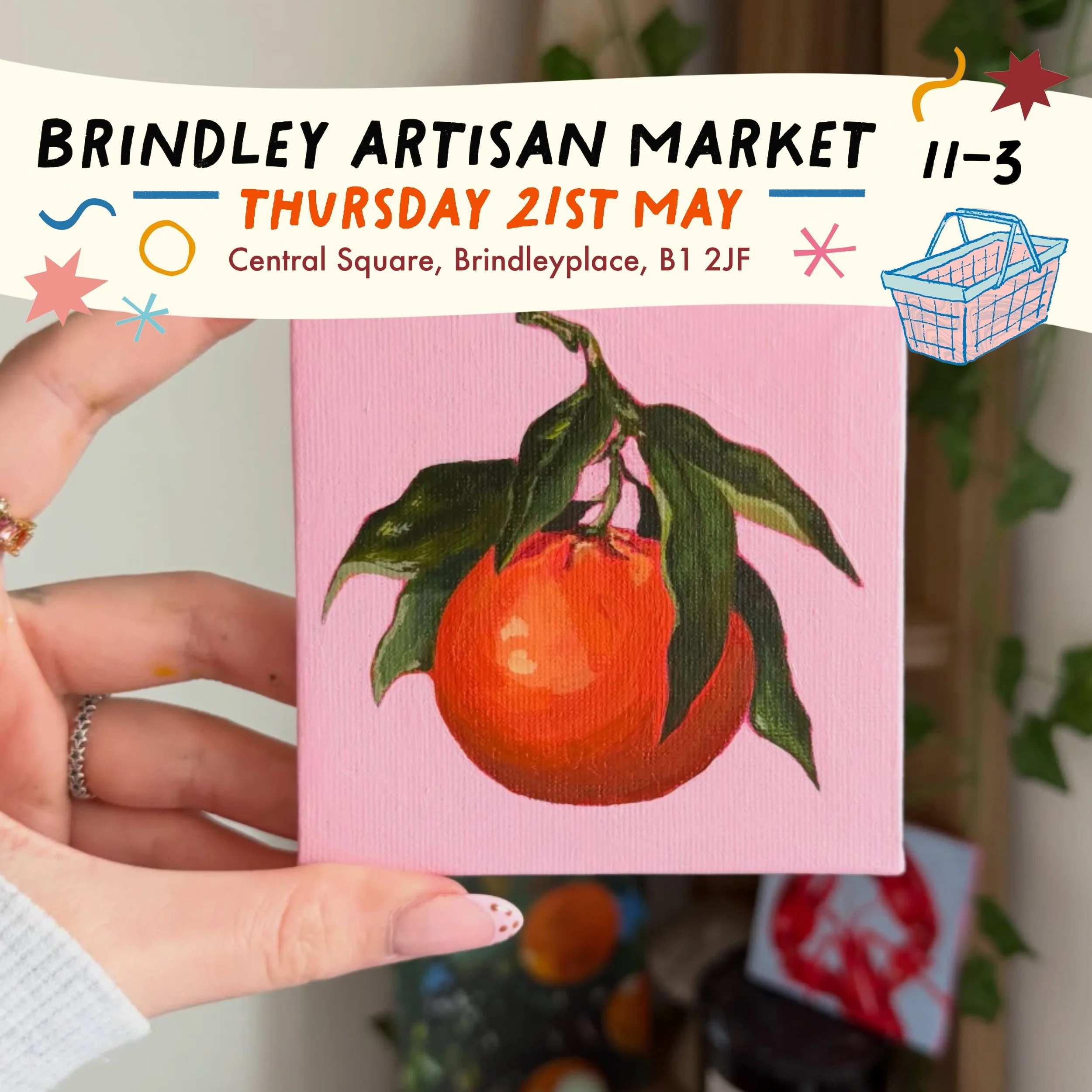 🚨 A WEEK TODAY! 🚨🌷🌸⭐️🪄 Find BLUE MOON Markets for our next market, on Thursday 21st May in the wonderful Brindleyplace! Our market is outdoors in the glorious Central Square. It&rsquo;s free-to-enter, dog-friendly, fully accessible and you&rsquo