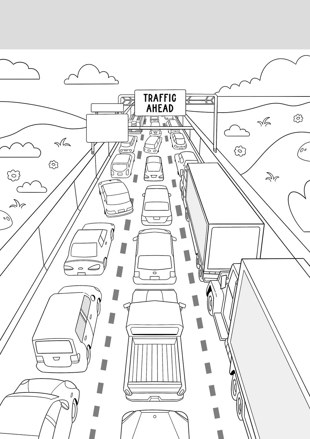 Road Safety Colouring Sheets