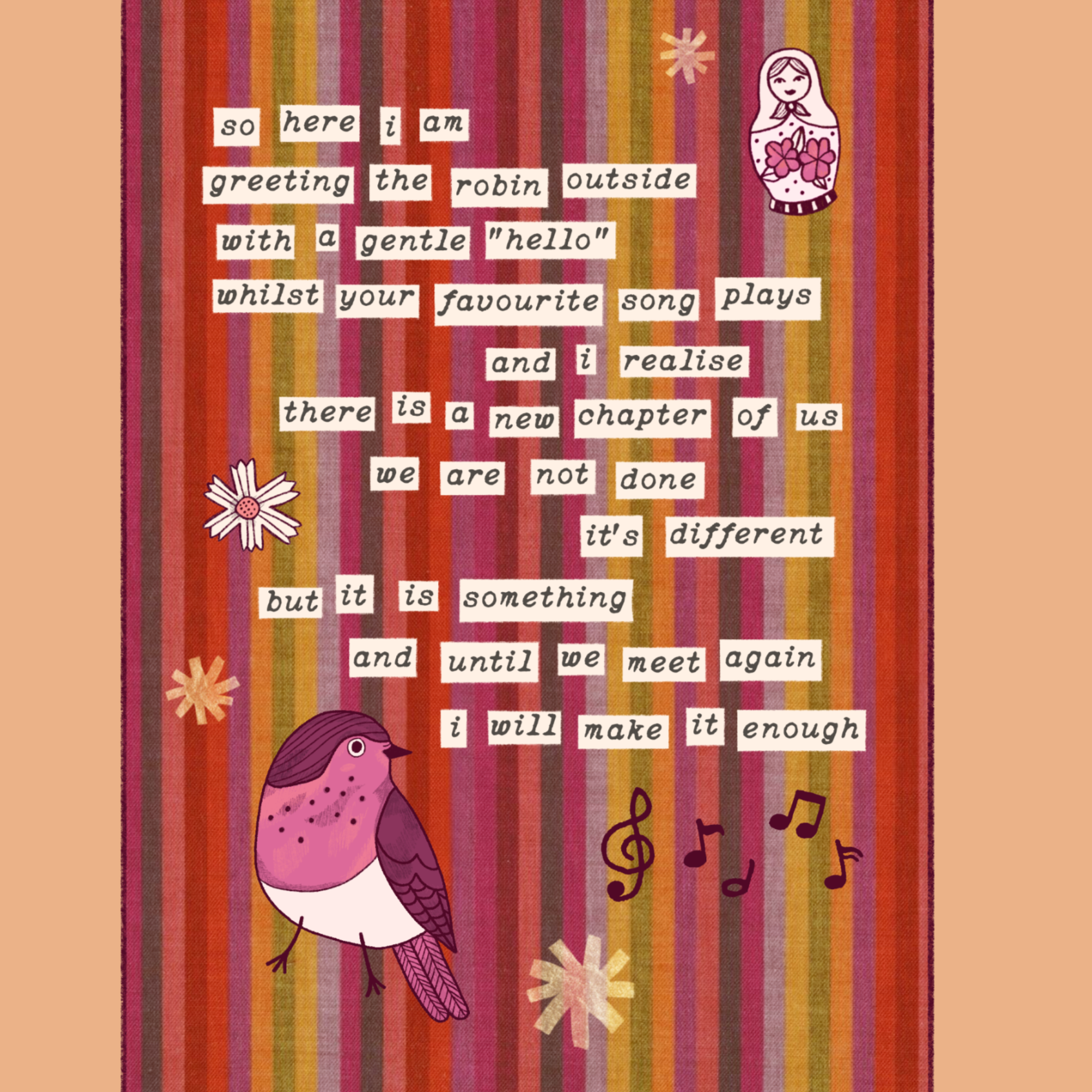 UNTIL WE MEET AGAIN, A4 PRINT