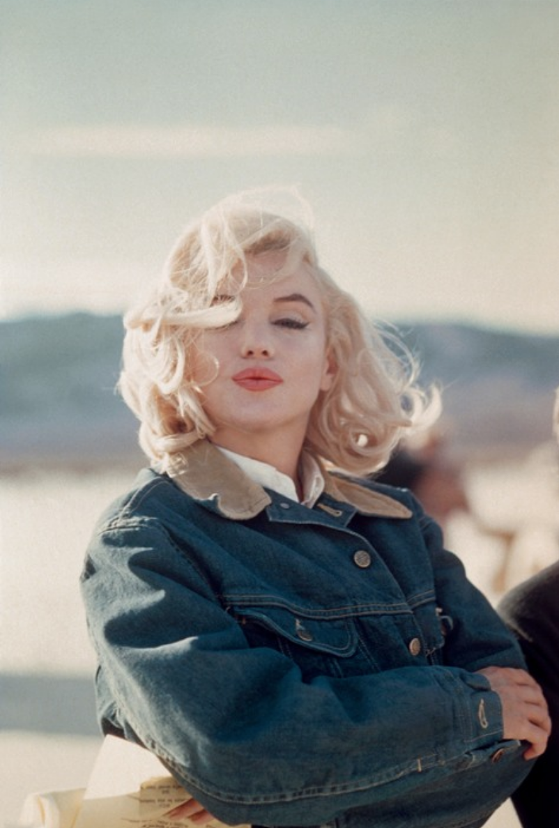 Marilyn Monroe during the filming of "The Misfits." Nevada, USA. 1960.