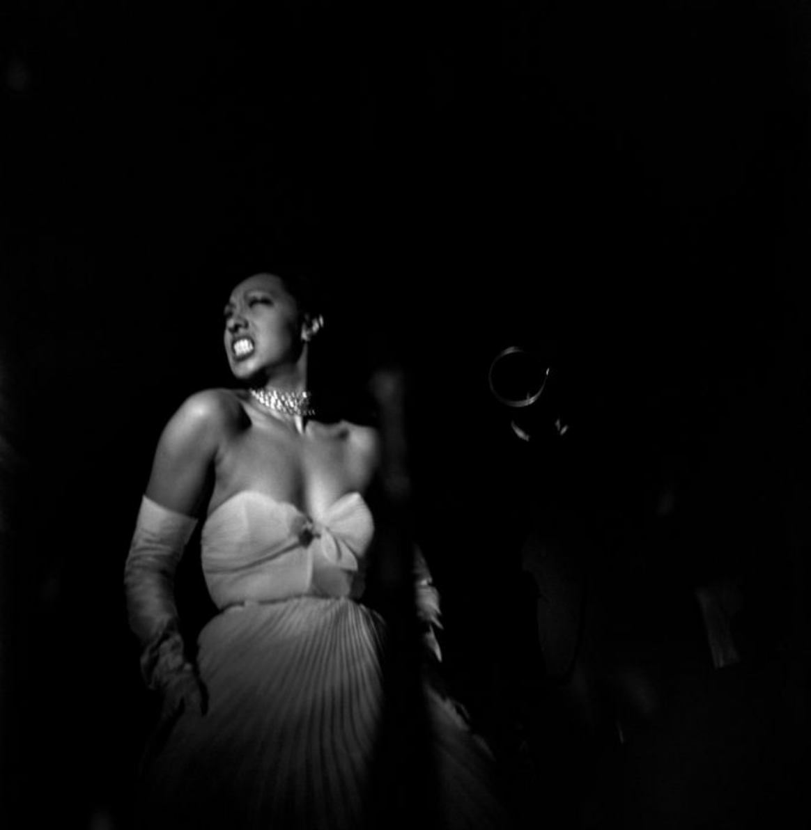 Josephine Baker in Harlem, 1950.