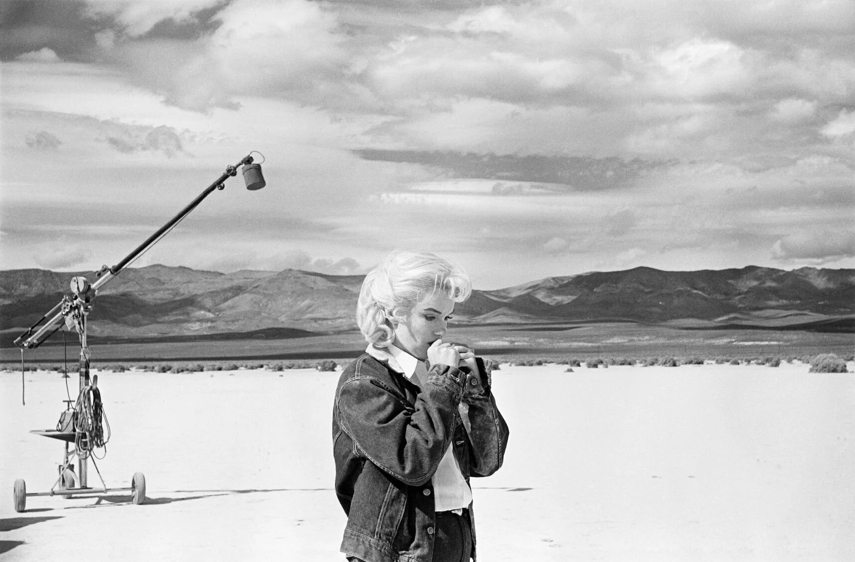 Eve Arnold - Marilyn Monroe on the set of The Misfits. 1960.