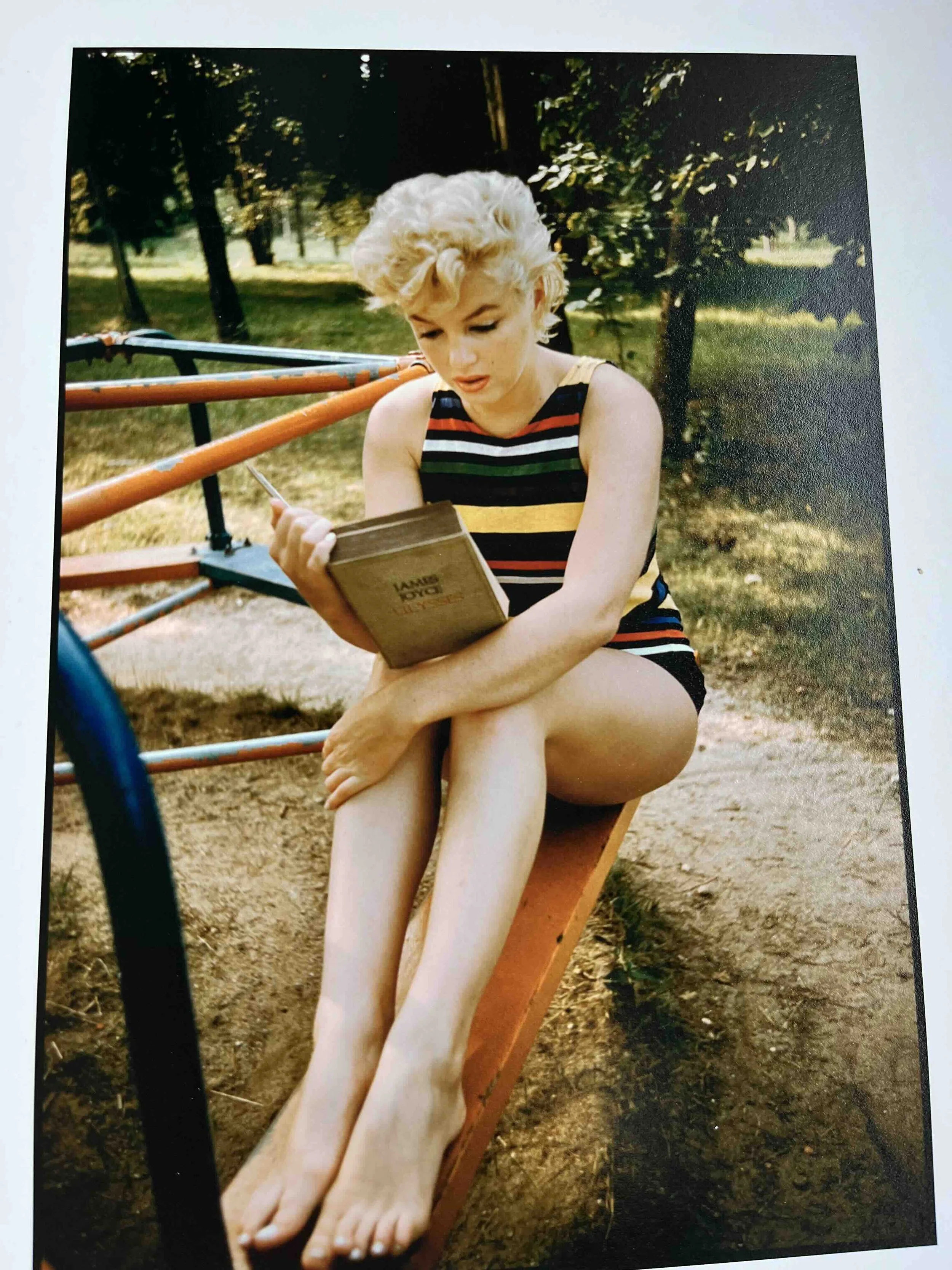 Monroe reading Uylsses 10x12 print.jpg