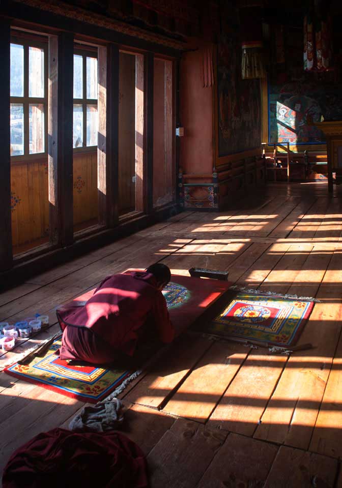  Jakar Dzong Monk, Bhutan 