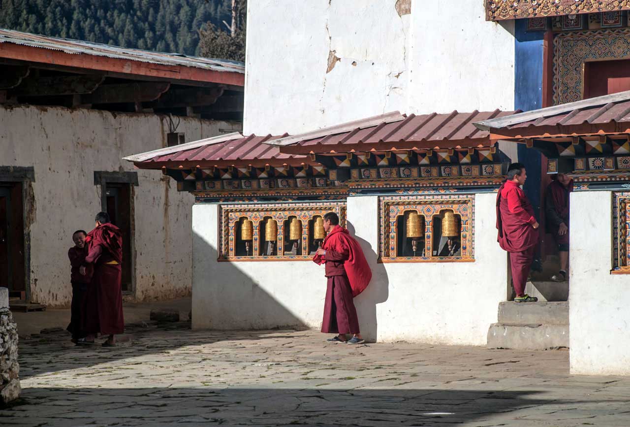  Gangte Goemba Monks, Bhutan 