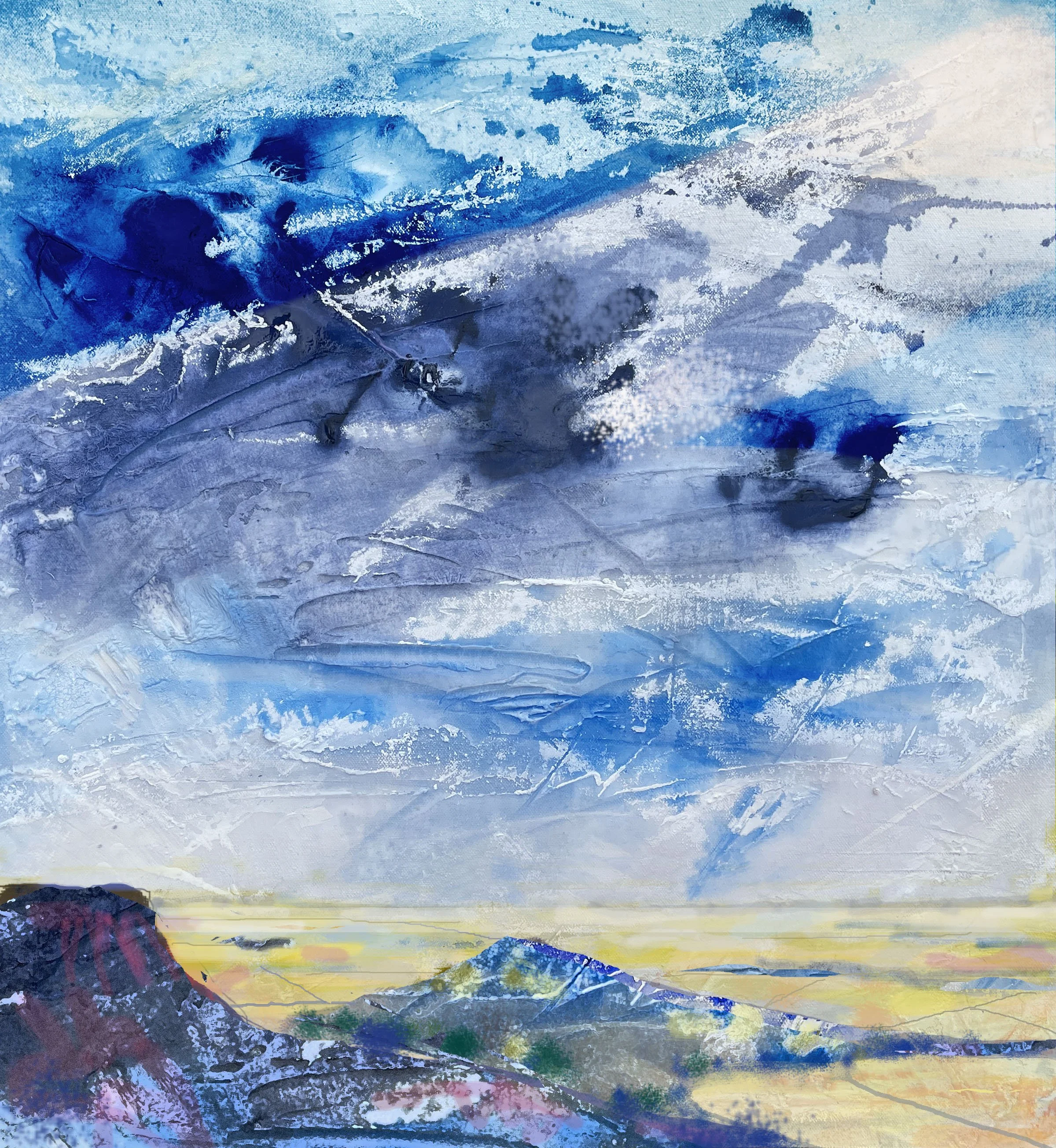 Vale of York from Sutton Bank, Yorkshire - abstract