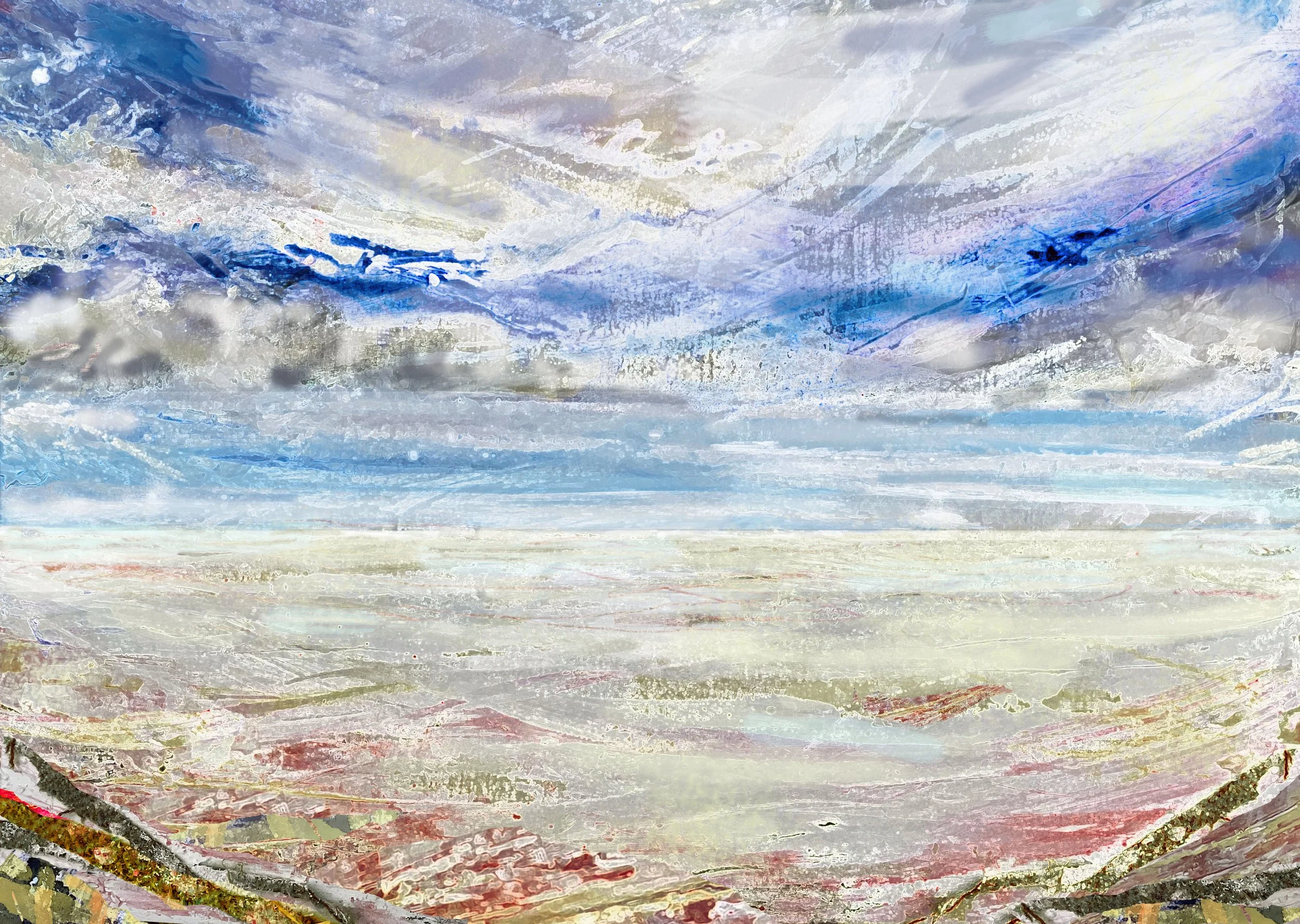 Seascape inspired by the Vale of York, Yorkshire