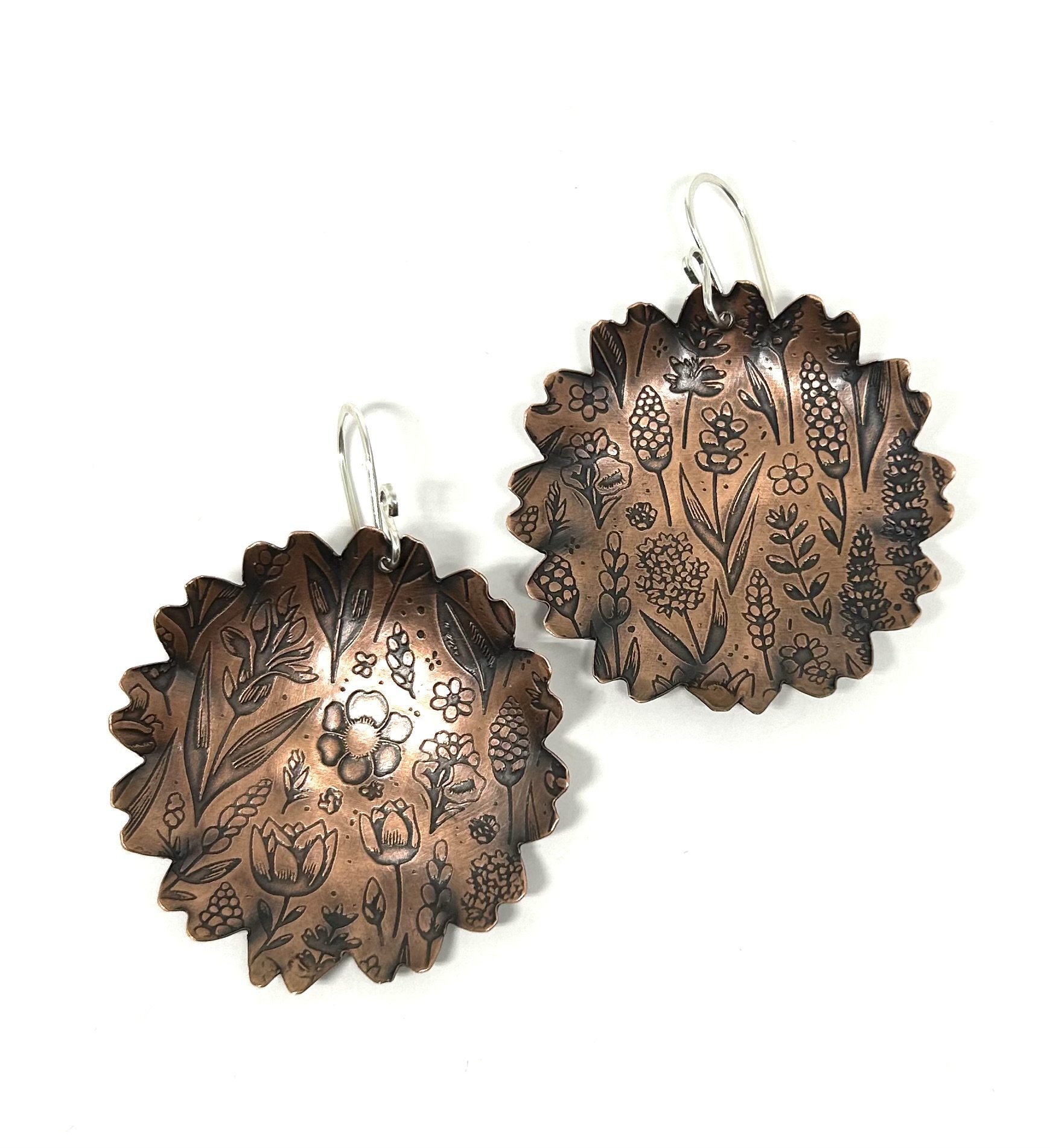 Copper earring