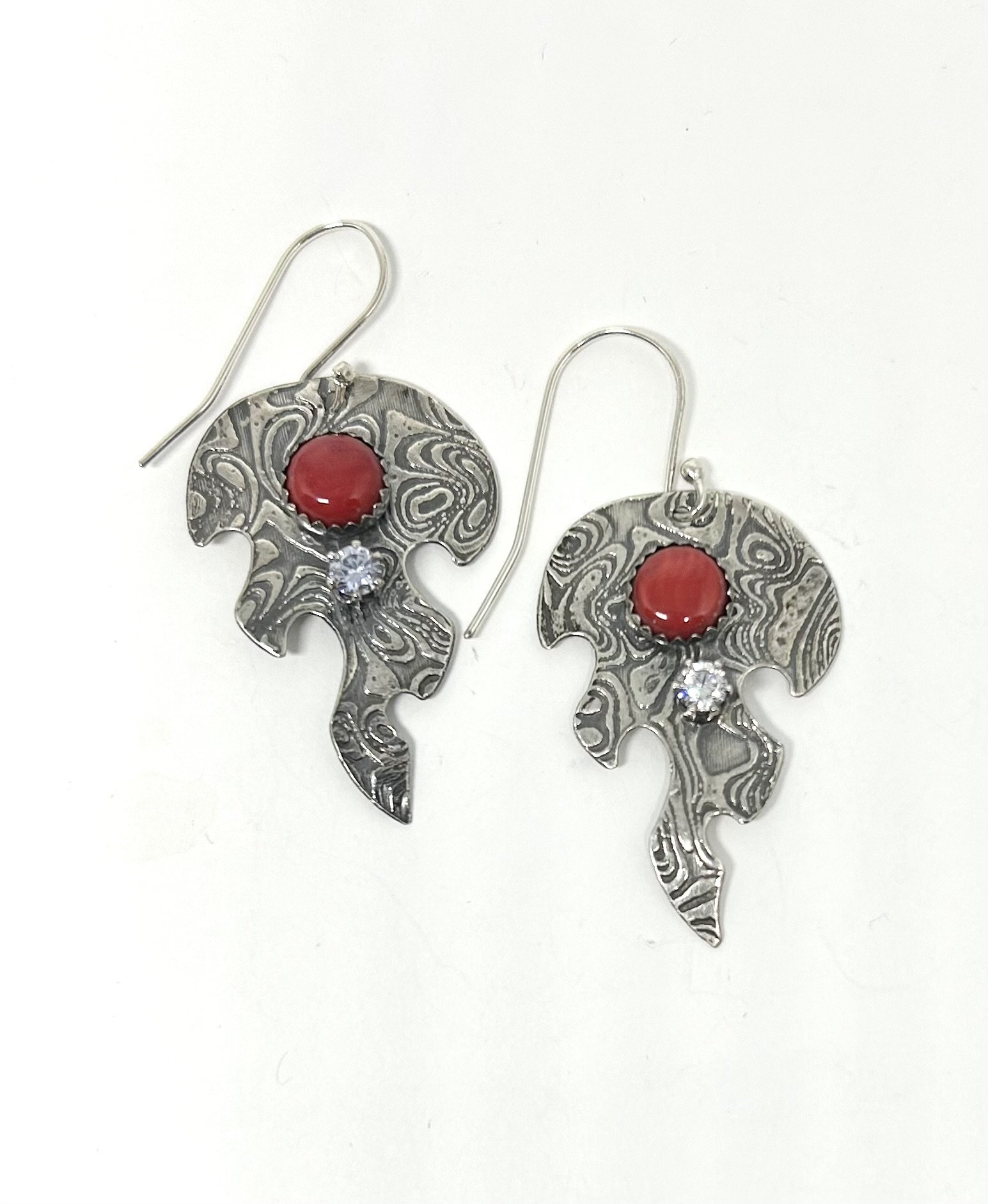 Fire and Ice earrings