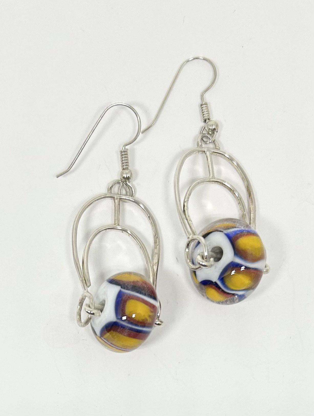 Horseshoe earrings.