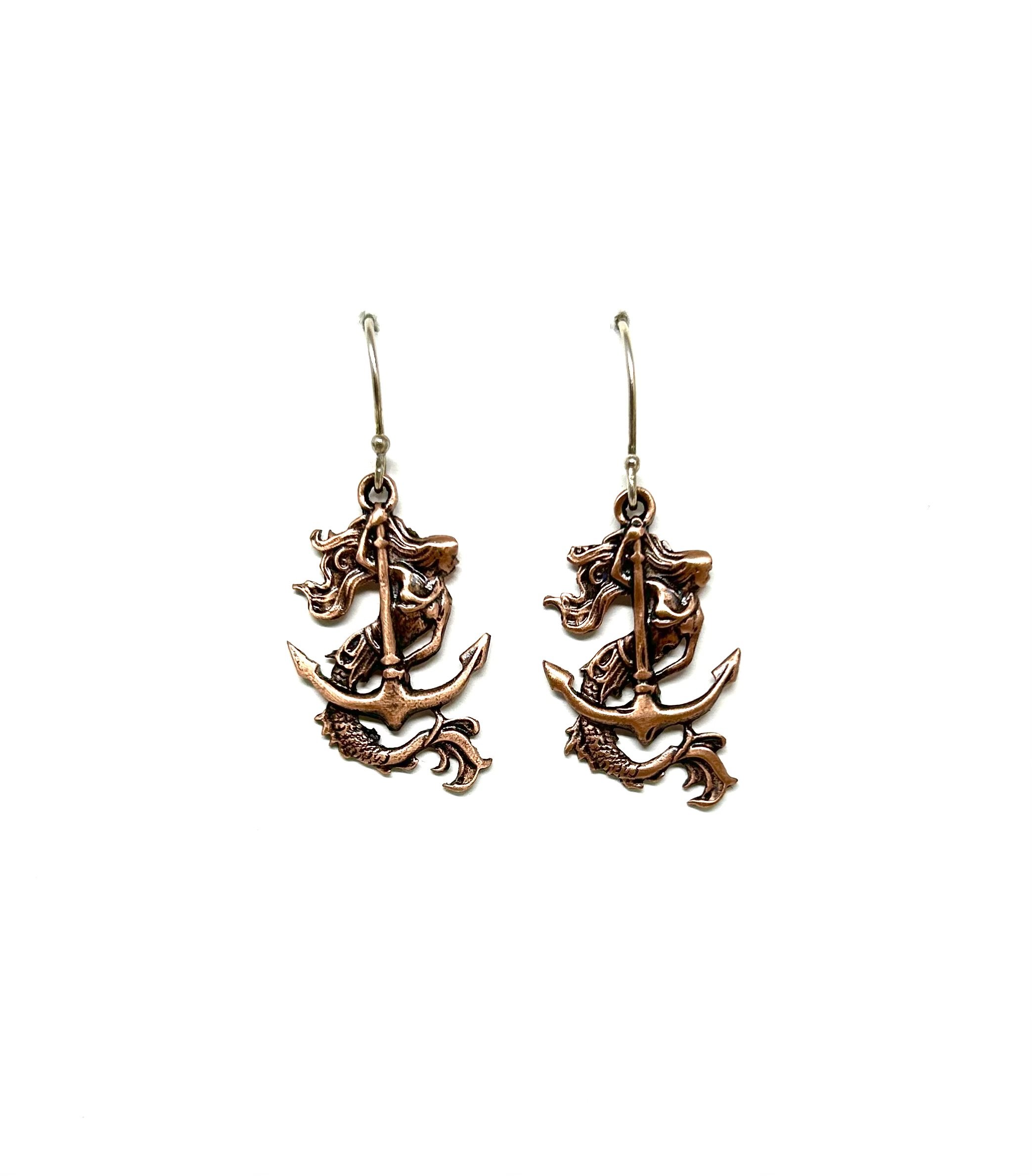 Copper earring