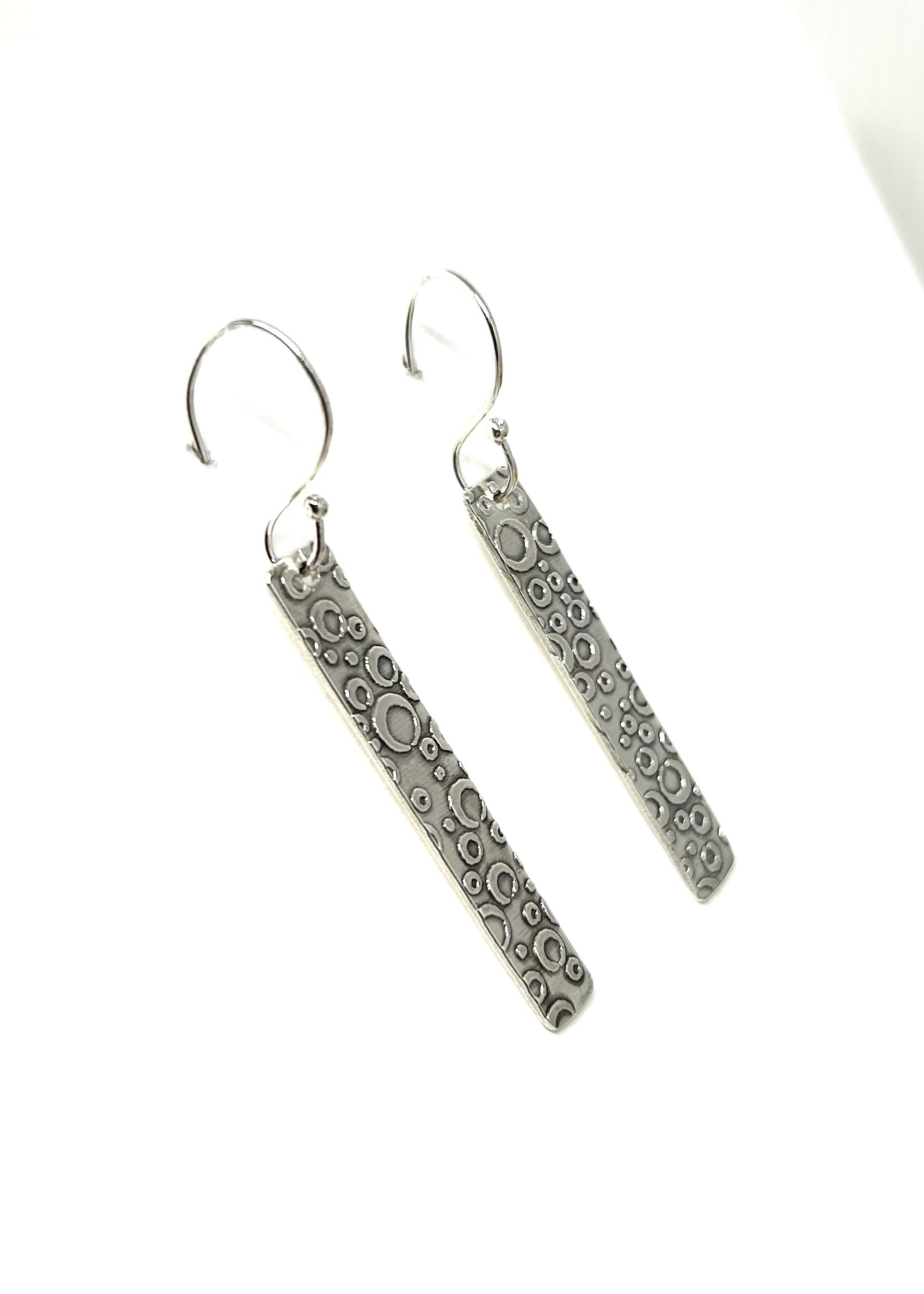 Silver earrings