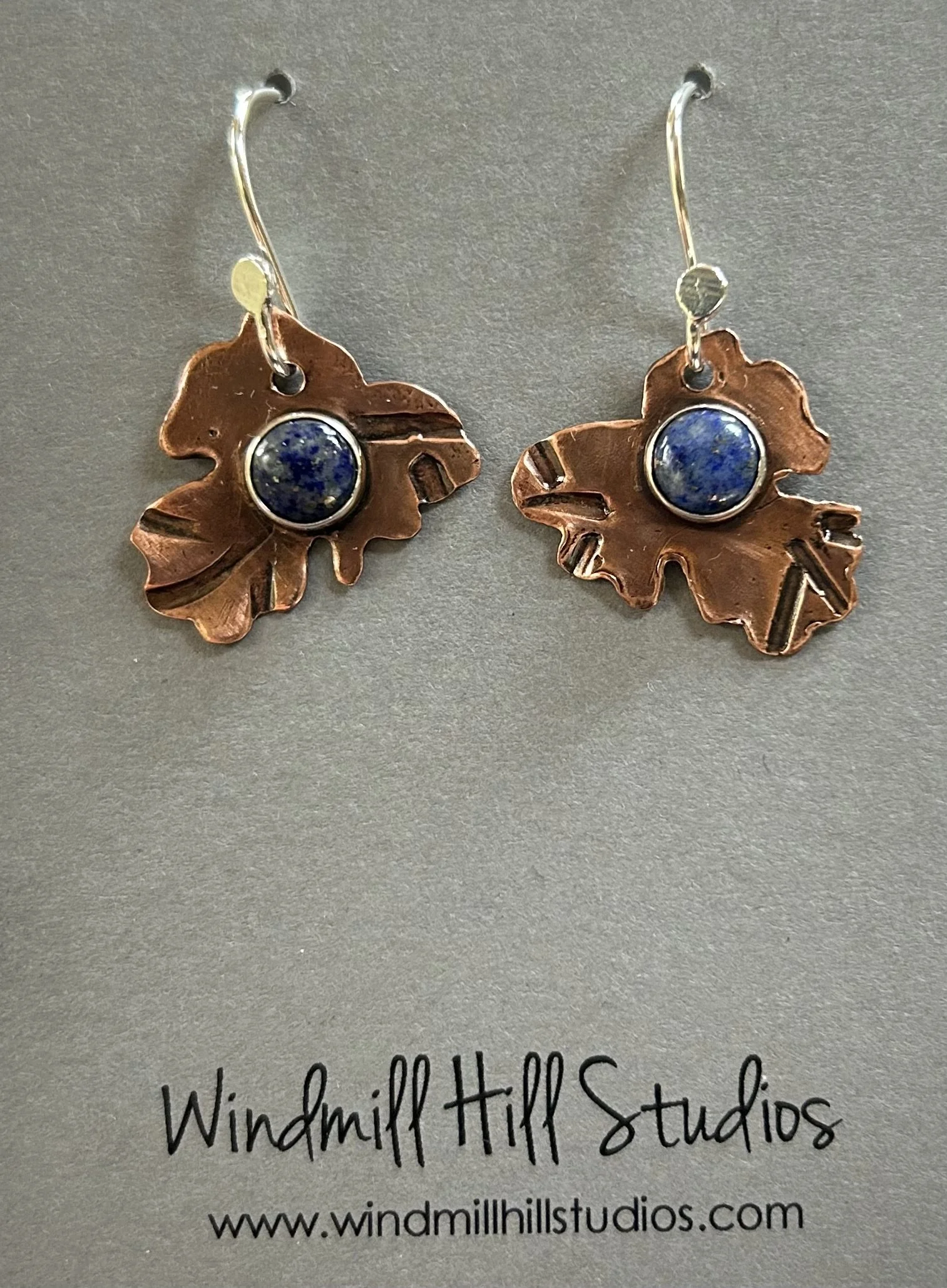 Copper earrings