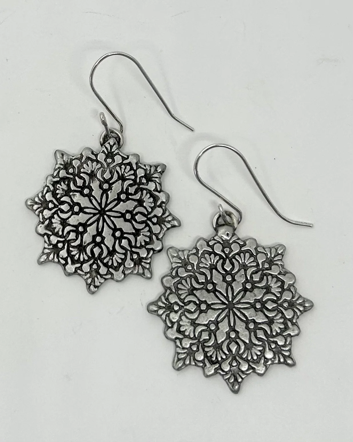Pewter earrings
