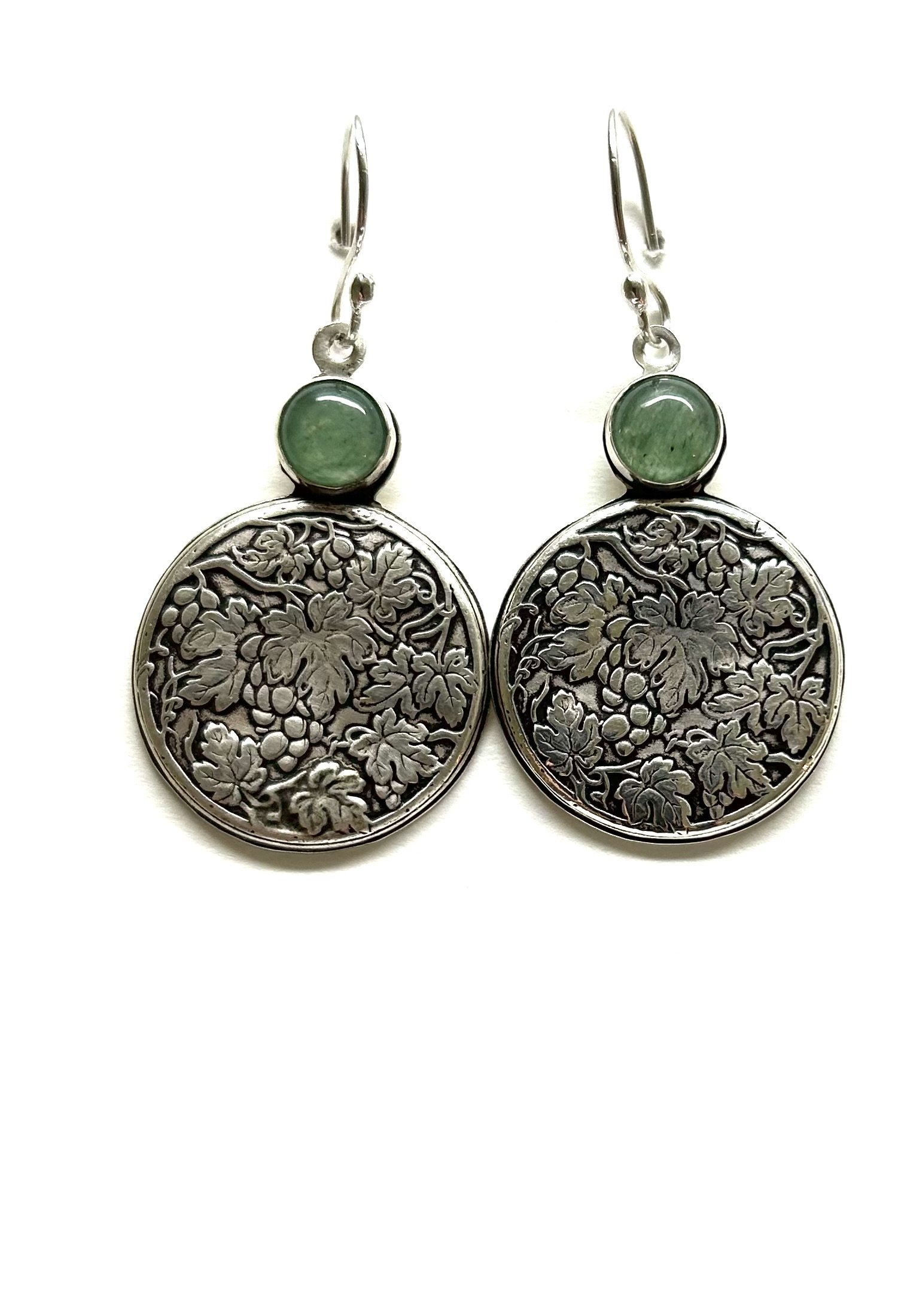 Grape Leaf Earrings