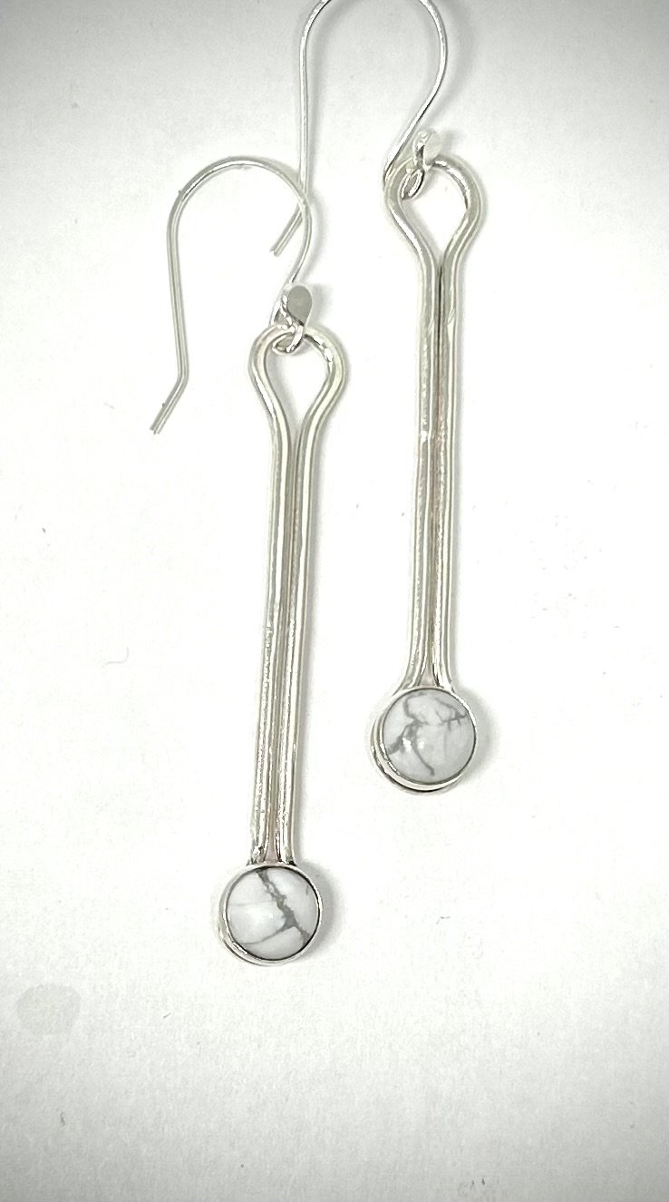 Dalmation Jasper Earrings