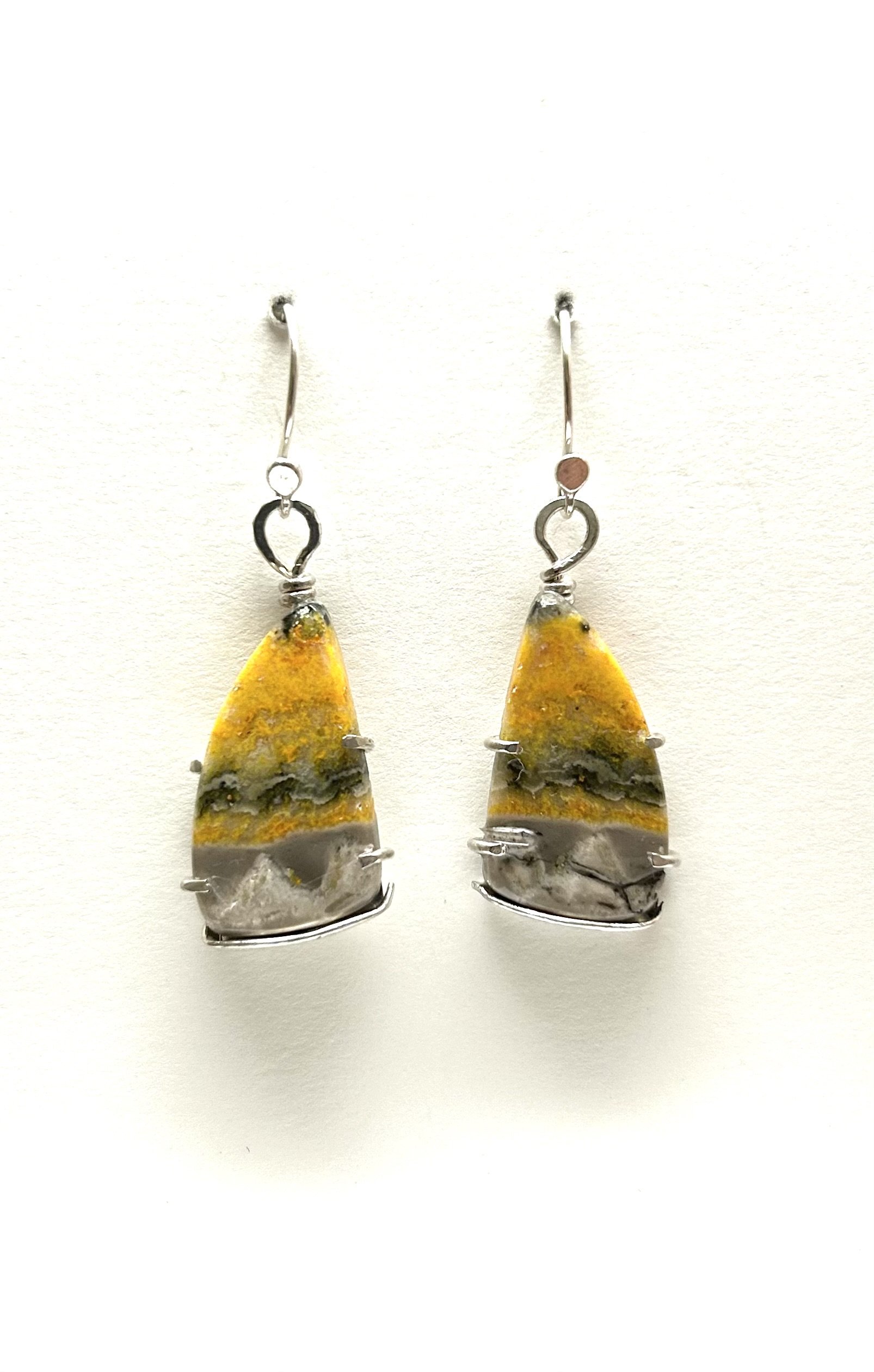 Bumblebee Jasper Earrings