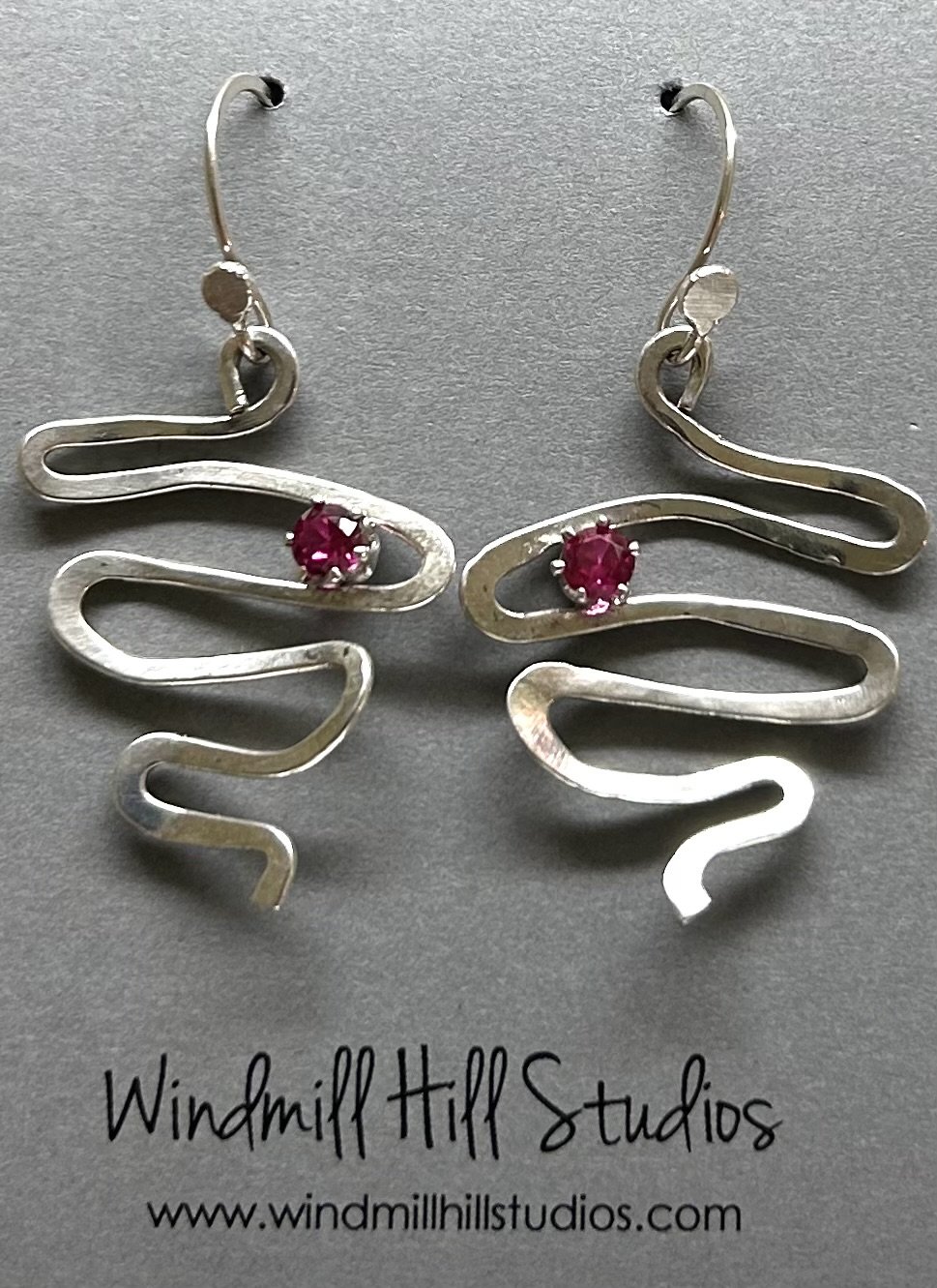 Swirl earrings