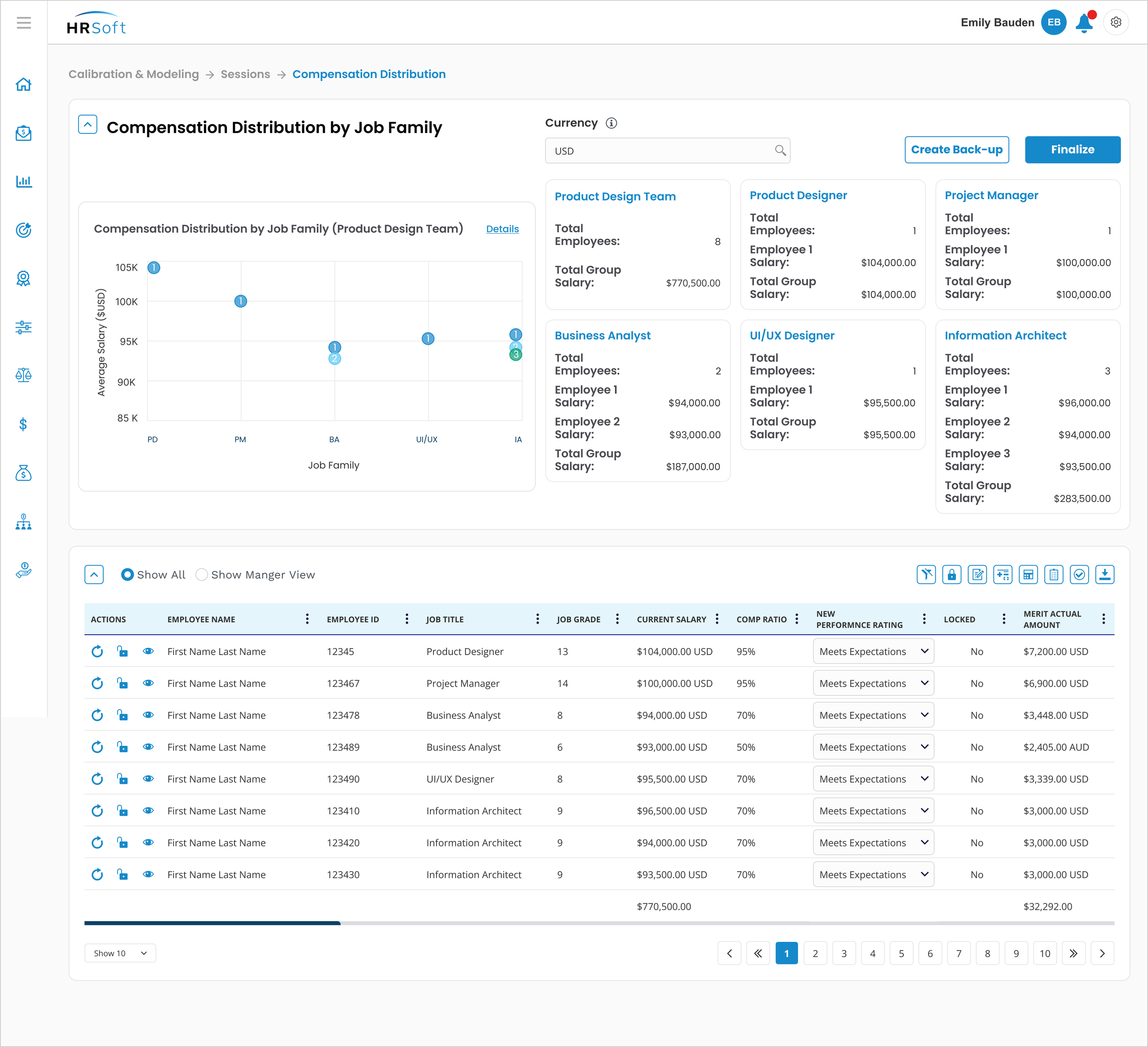 HRSoft Calibration & Modeling Software UI/UX Product Design by Nadia Lee collaboration with HRSoft PD Team