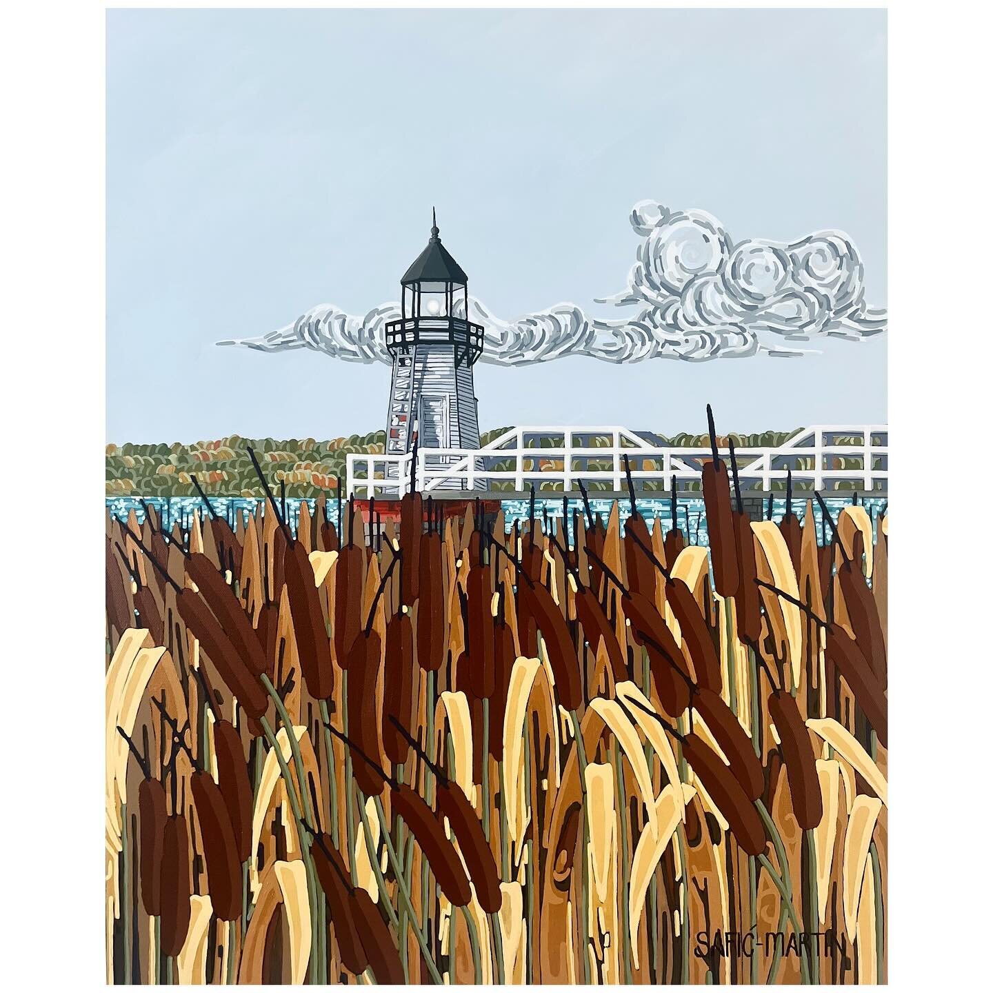 The Wind in the Reeds.
Doubling Point Lighthouse, Maine.
Acrylic on 24x30x1.5in canvas. $475

#tiarasaficmartinart #acryliconcanvas🎨 #lighthouse #doublingpointlighthouse #doublingpointlight #bathironworks #artofinstagram #newenglandart #maine #maine