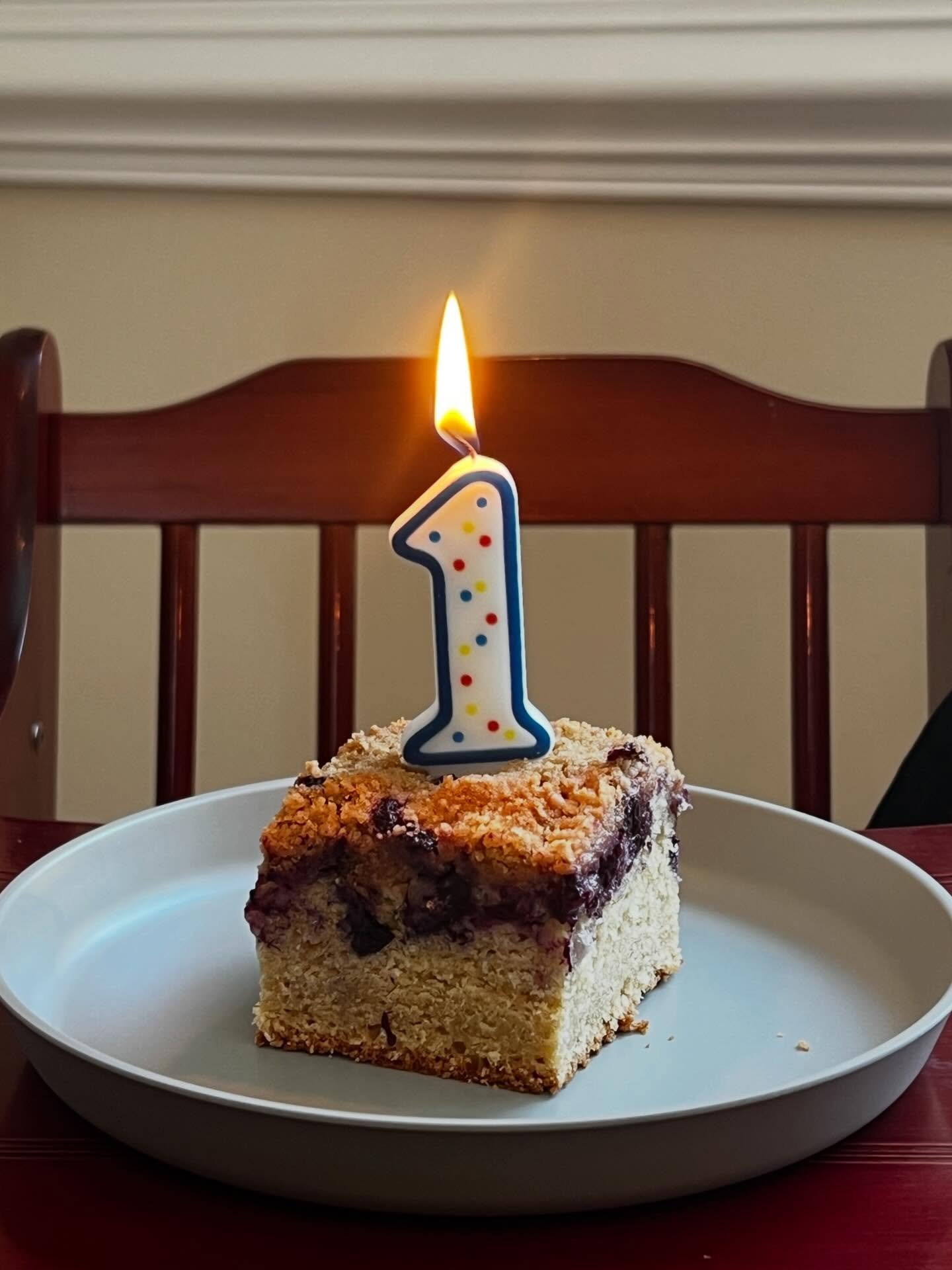 Happy 1st Birthday to my sweet little rebel. 
Mama and Babo love you.