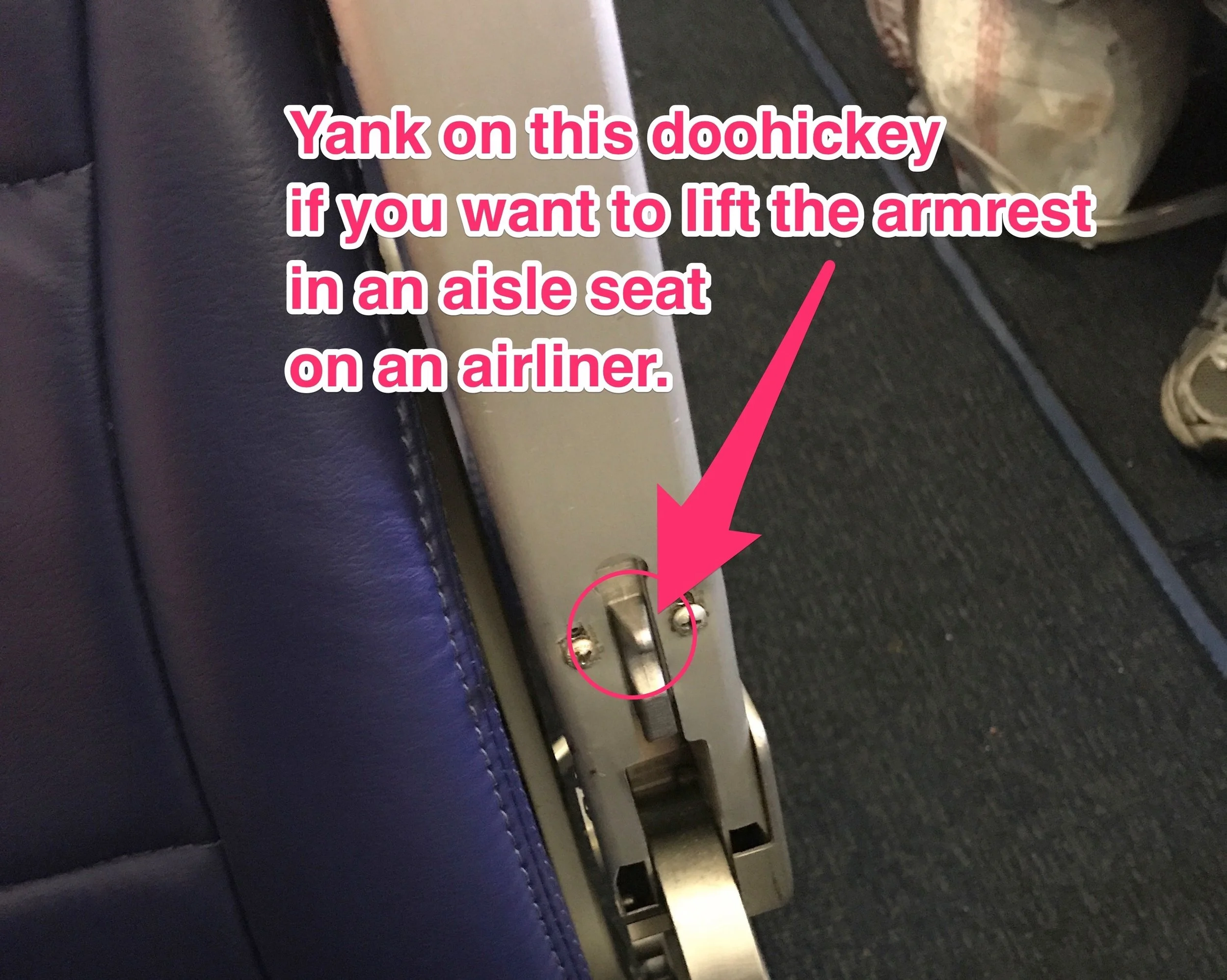 Airline Aisle Armrest Relief! — Journeyman