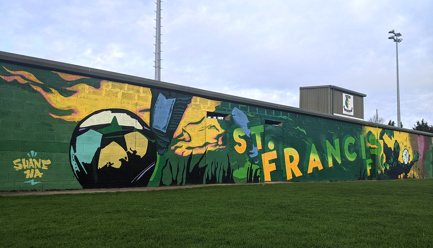 SHANE HA mural - St.Francis ball.jpg