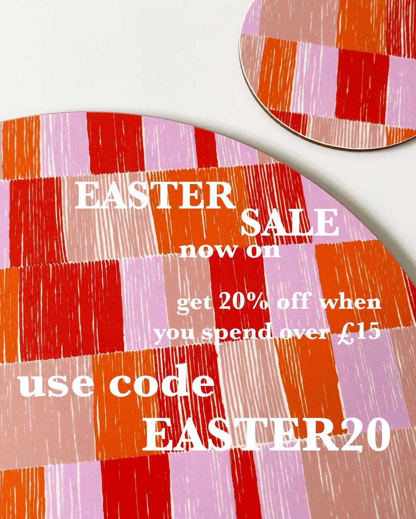 &bull;last day to shop the Easter sale and get 20% off orders over &pound;15 with the code EASTER20&bull;

&bull;thank you so much for all your orders already&bull; 

✨shop through the link in the bio✨