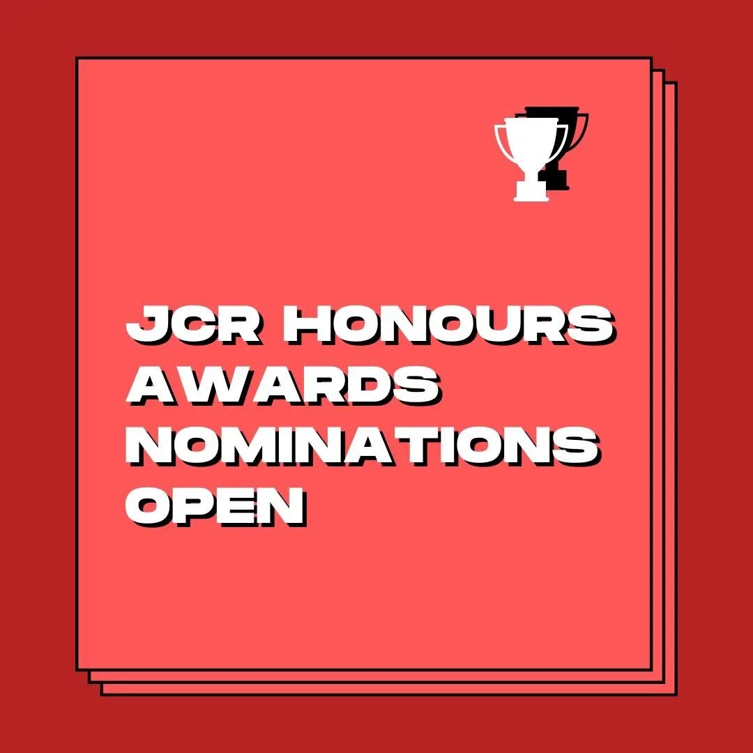 Do you know somebody who has excelled in their sport or society this year? Or a particular member of the JCR who you think should be recognised for their commitment to the college community?🌟🌟

Now's the time to nominate them! https://forms.office.